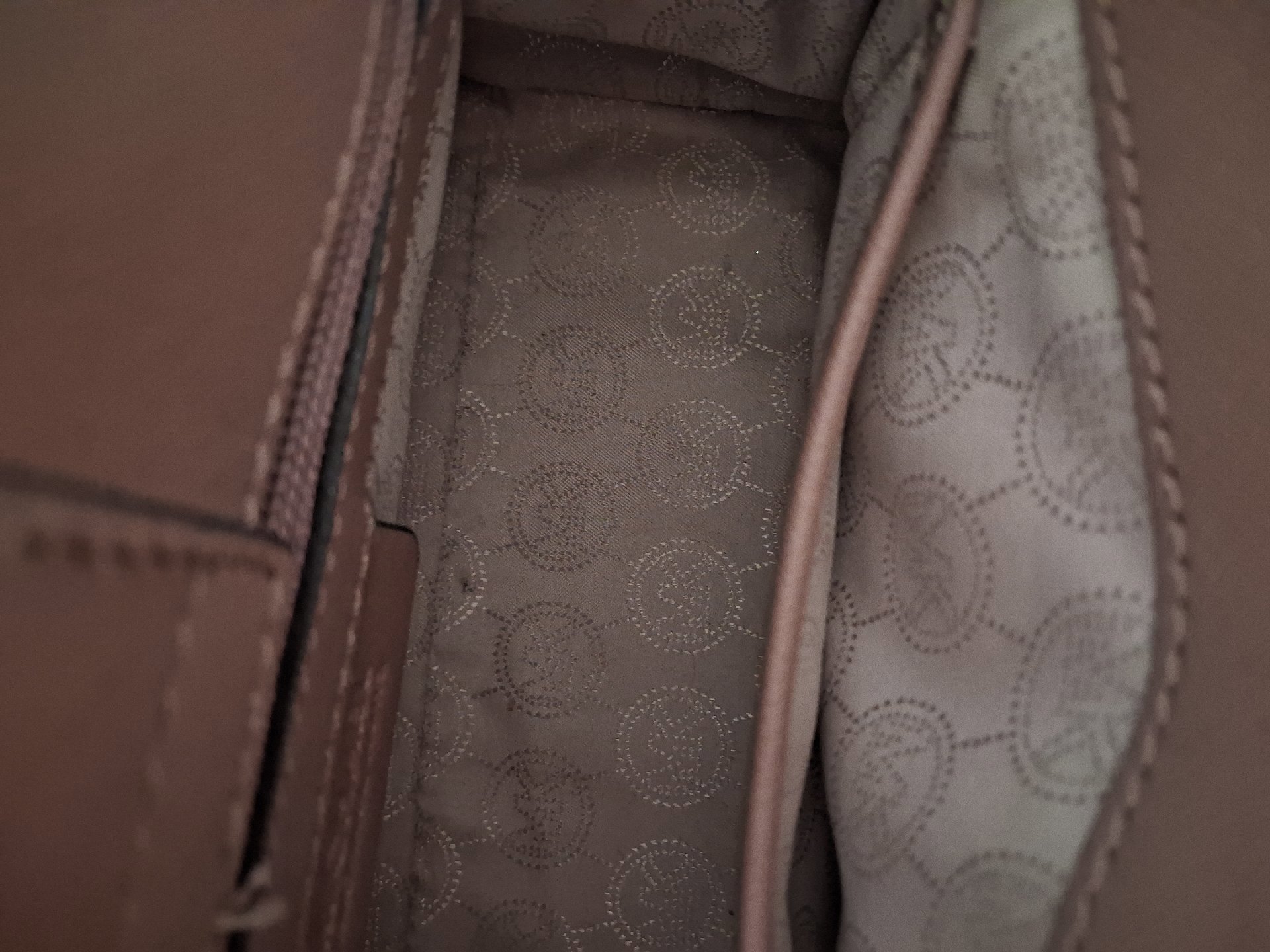 Michael Kors Brown Leather Tote Handbag, Michael Kors, Medium, Like New condition — preloved on SilentSale®