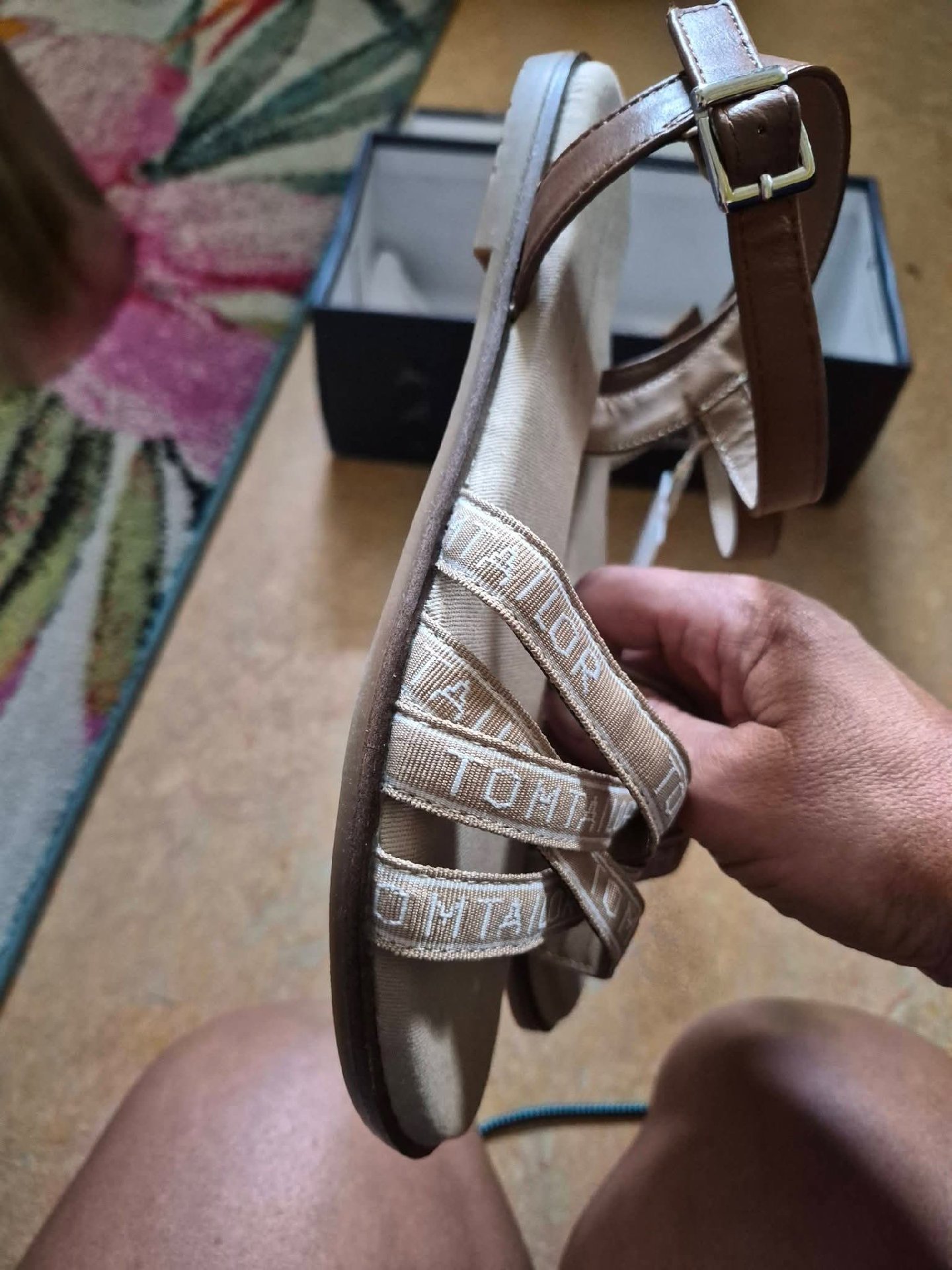 Tom Tailor Brown Strappy Sandals – UK 5 / EU 38, TOM TAILOR, 5, New condition — preloved on SilentSale®