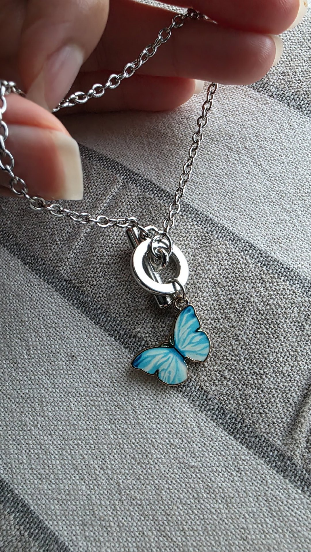 Silver color butterfly bracelet , Unbranded, One Size, New condition — preloved on SilentSale®