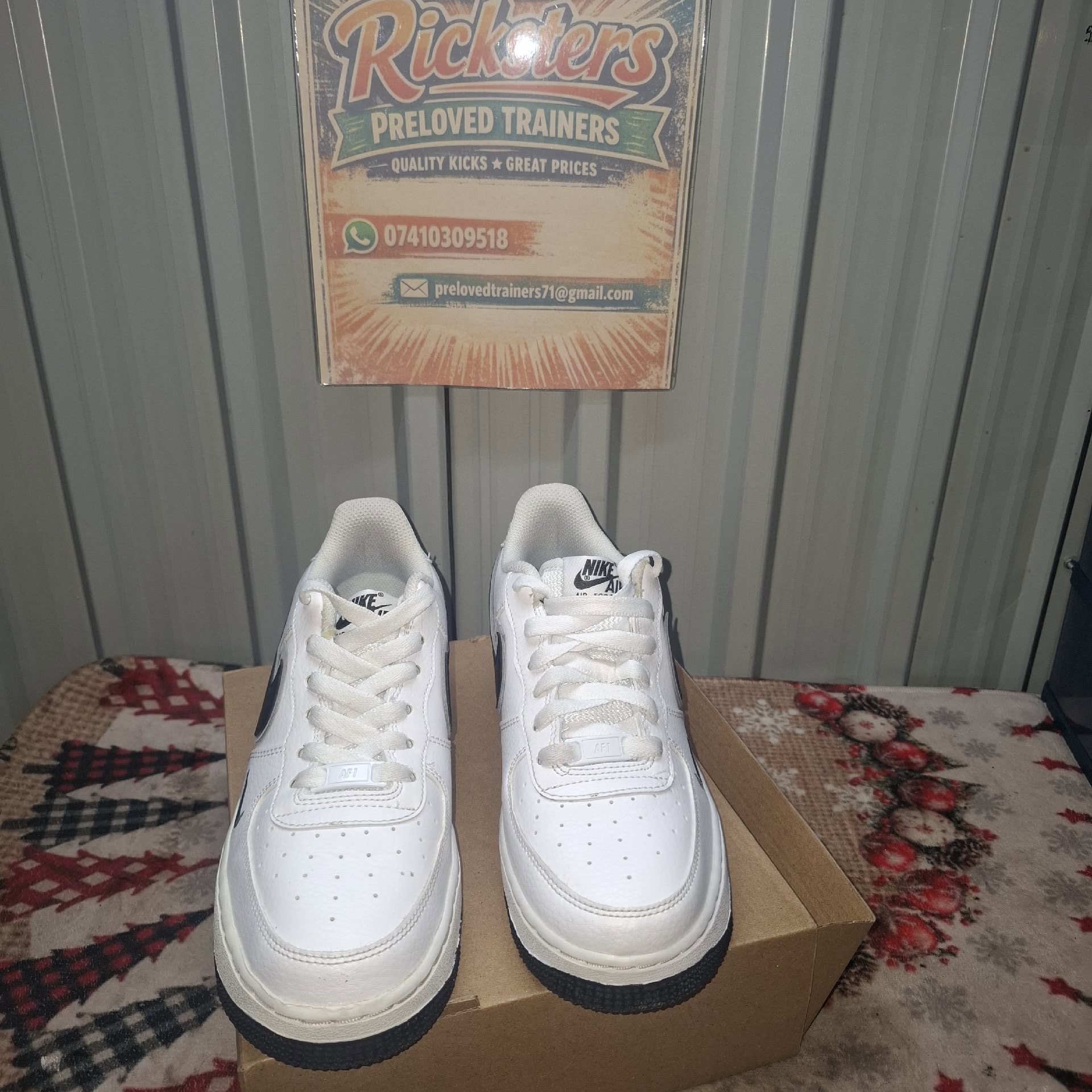Nike Air Force 1 White Trainers UK 5.5, Nike, 5.5, Excellent condition — preloved on SilentSale®