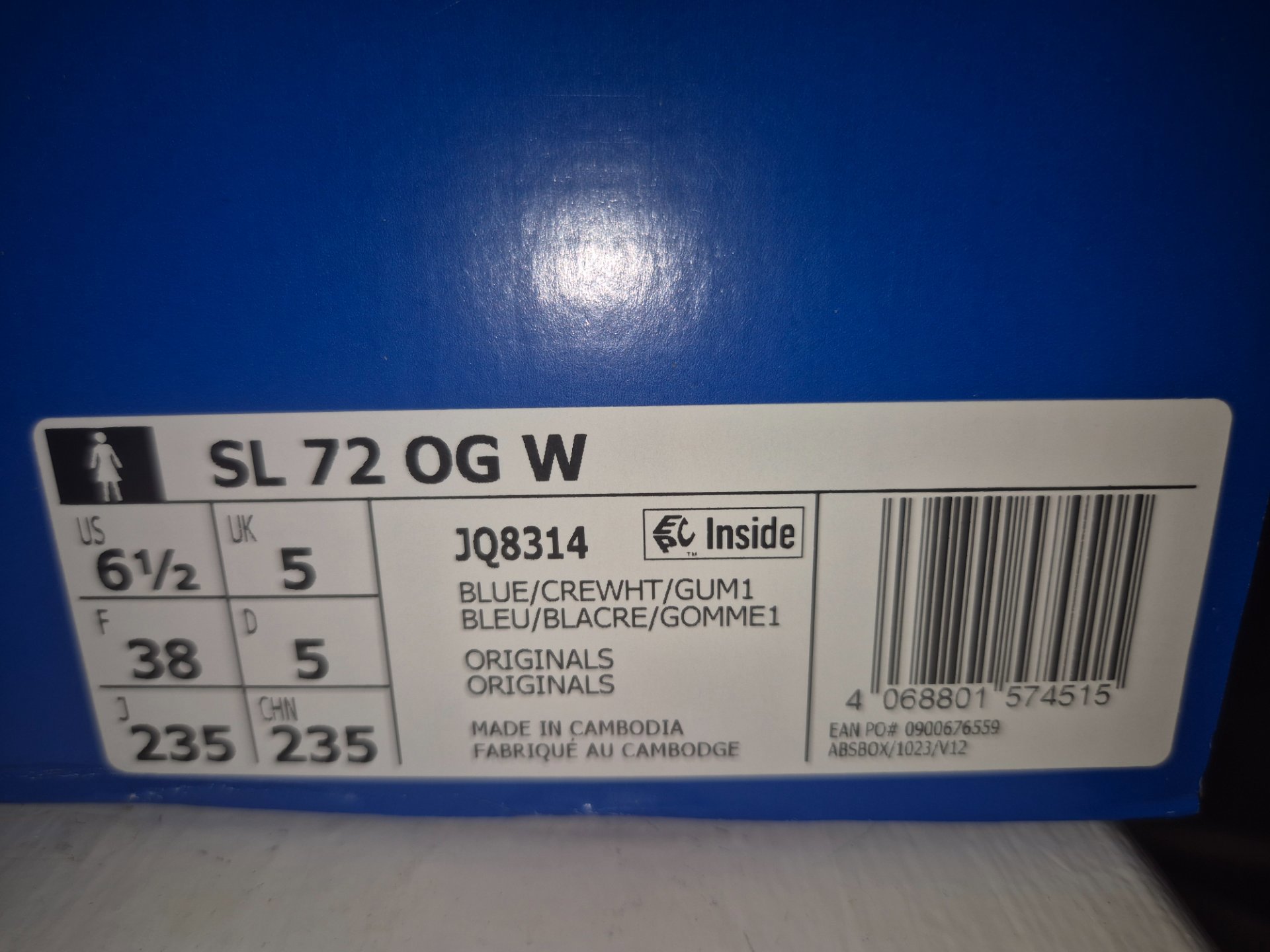 Adidas sl72 Blue Suede Retro Trainers uk 5, Adidas, 5, New condition — preloved on SilentSale®