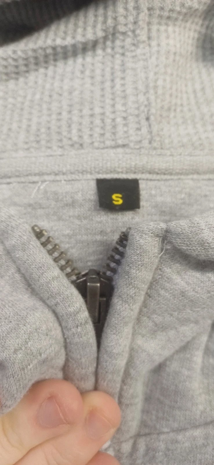 New grey zip up hoodie, S luxury weight, Unbranded, S / UK 8-10, New condition — preloved on SilentSale®