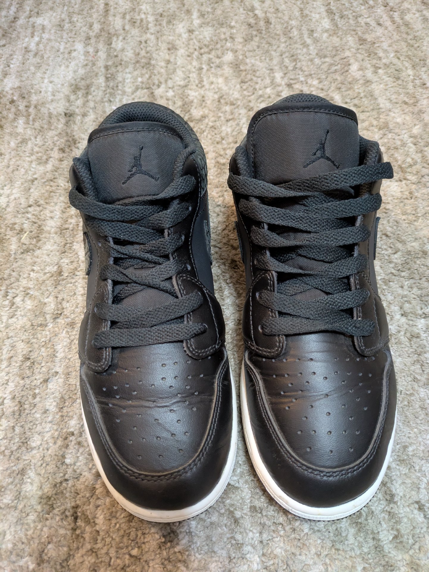 Nike Air Jordan Black Trainers, Nike, 5.5, Excellent condition — preloved on SilentSale®