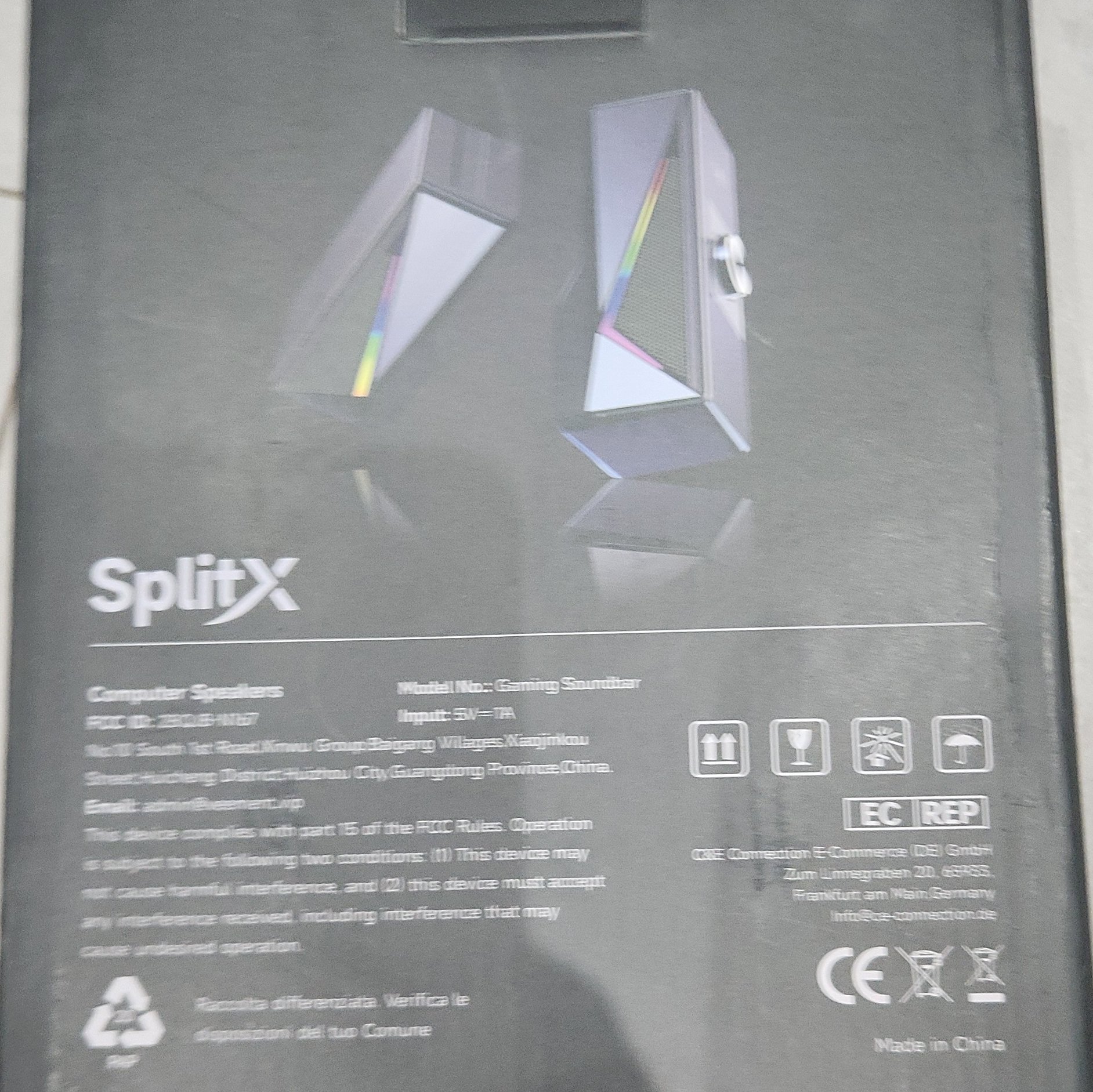 SplitX Stereoscopic Game Sound System Black, SplitX, One Size, New condition — preloved on SilentSale®