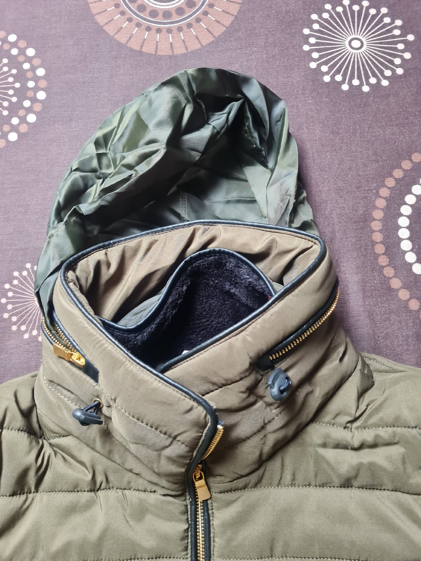 Green Quilted Jacket With Fleece Lining – Size M, Geographical Norway, M, Like New condition — preloved on SilentSale®