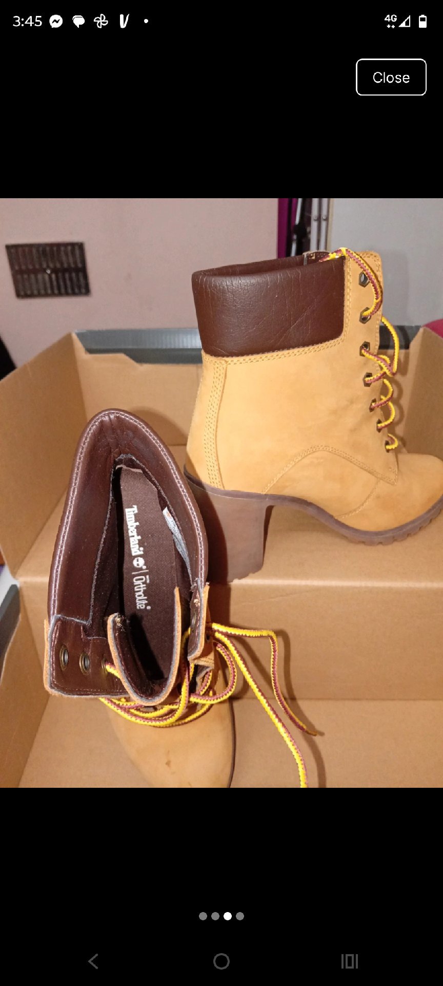 Timberland Brown Nubuck Heeled Ankle Boots, Timberland, 5.5, Like New condition — preloved on SilentSale®