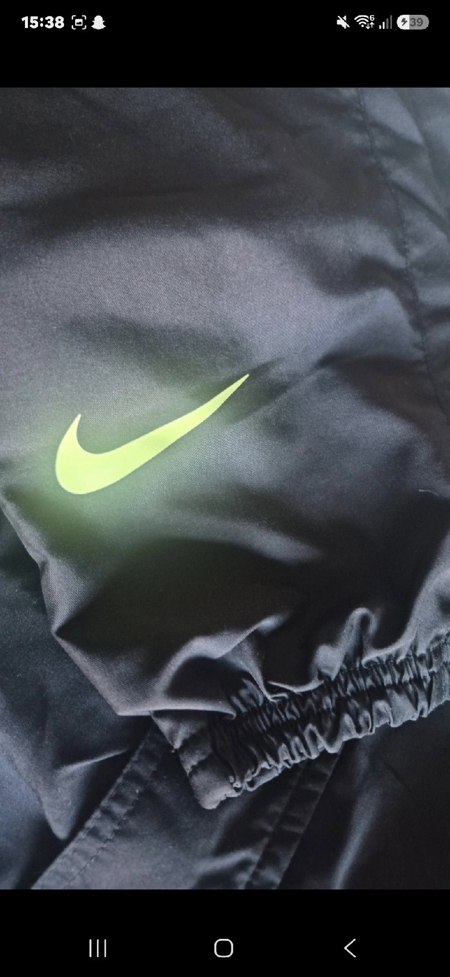 Boys Nike Black Sports Joggers with Neon Green Logo, Nike, XS, Excellent condition — preloved on SilentSale®