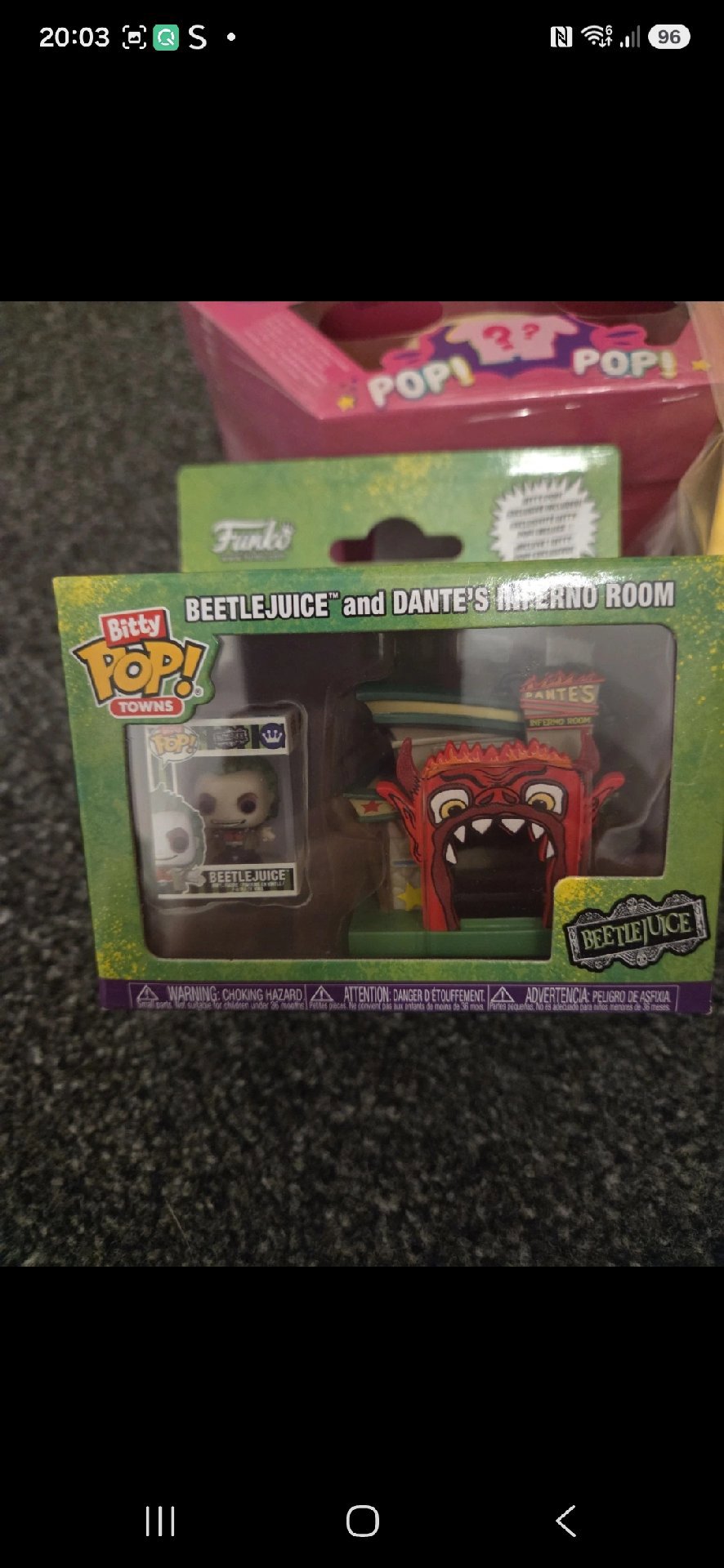 Funko Bitty Pop Towns Beetlejuice and Dante's Inferno Room Set, Funko, 3 years, New condition — preloved on SilentSale®