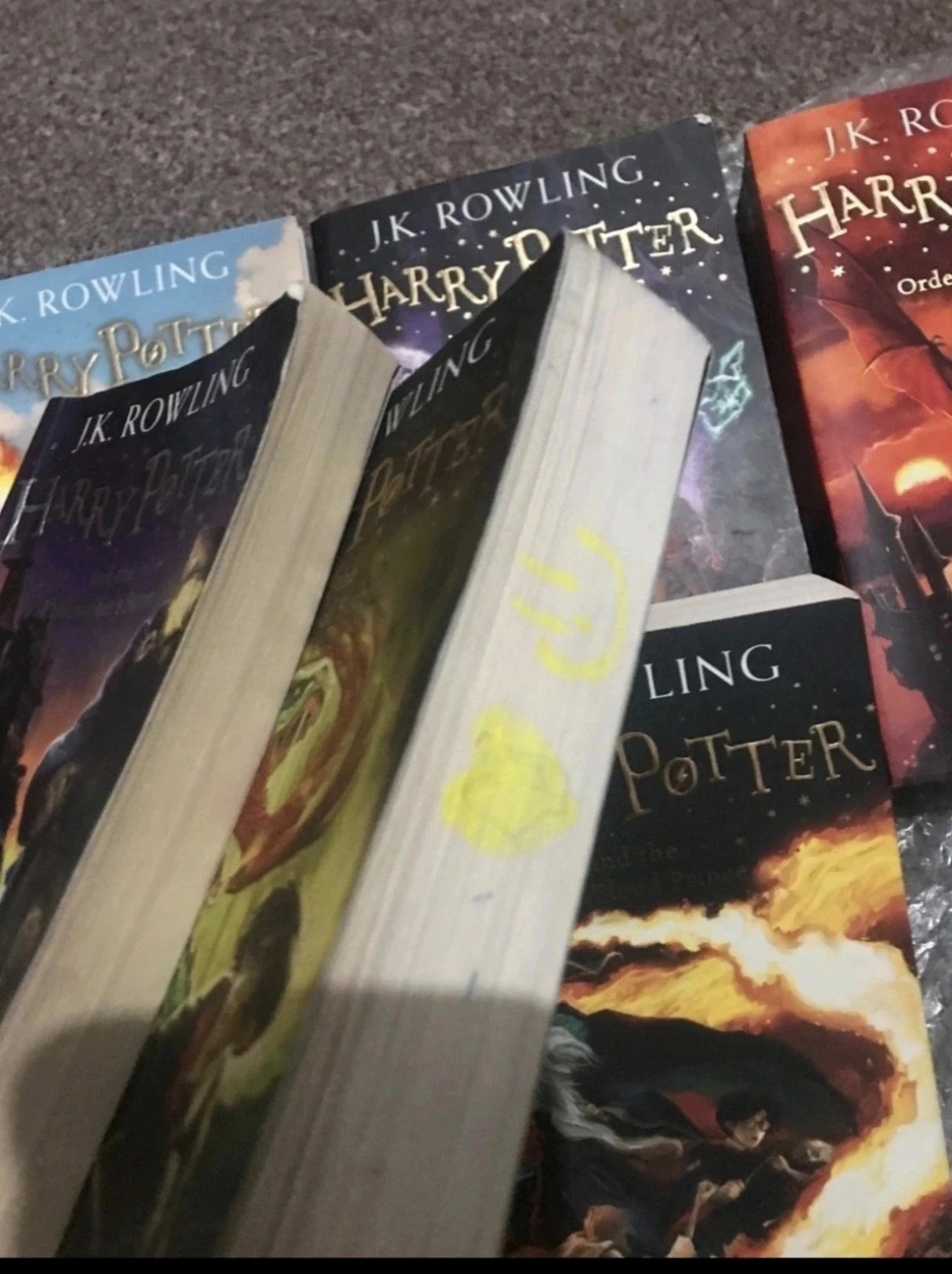 J.K. Rowling Harry Potter Paperback Book Set of 7, J.K. Rowling, Paperback, Good condition — preloved on SilentSale®