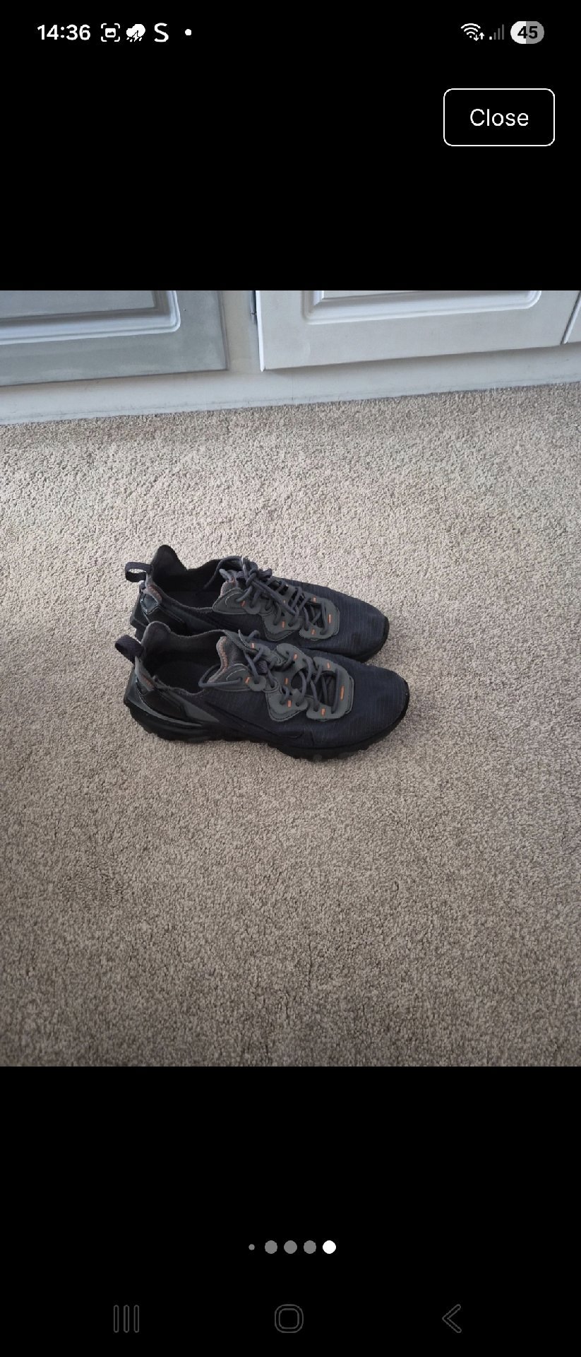 Salomon Black Trail Running Shoes, Nike, 9, Excellent condition — preloved on SilentSale®