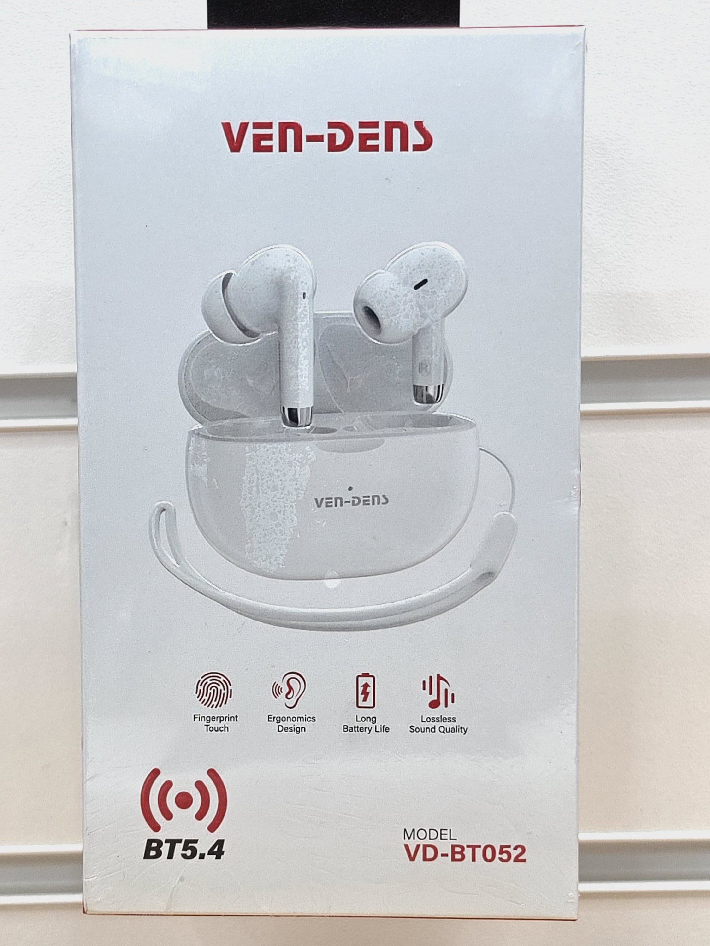 Ven-Dens VD-BT052 White Wireless Earbuds Bluetooth 5.4, Ven-Dens, One Size, New condition — preloved on SilentSale®