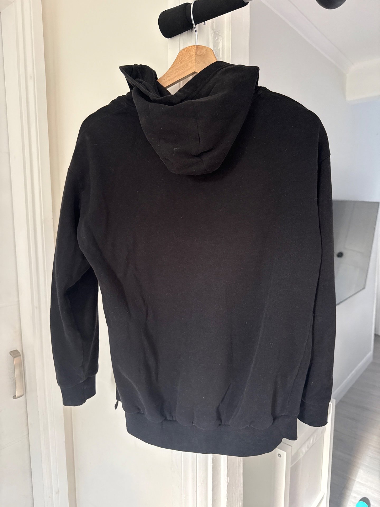 Black Zip-Up Hoodie, Next, 14Y, Good condition — preloved on SilentSale®