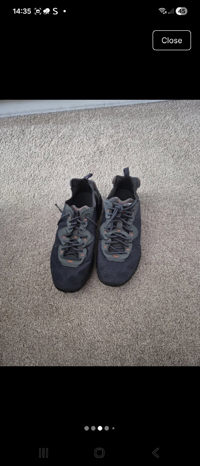 Salomon Black Trail Running Shoes, Nike, 9, Excellent condition — preloved on SilentSale®