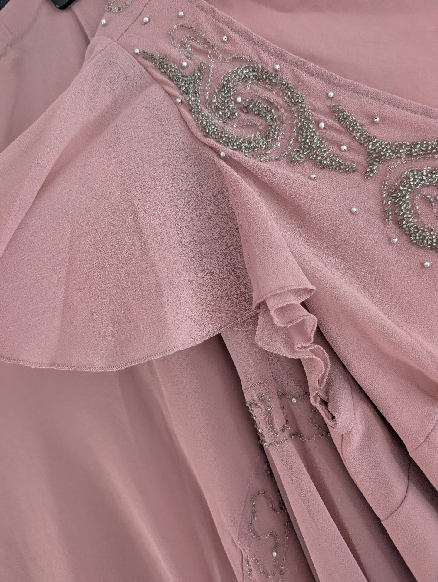 Berkertex Pink Beaded Evening Skirt and Top Set, Berkertex, 18, Excellent condition — preloved on SilentSale®