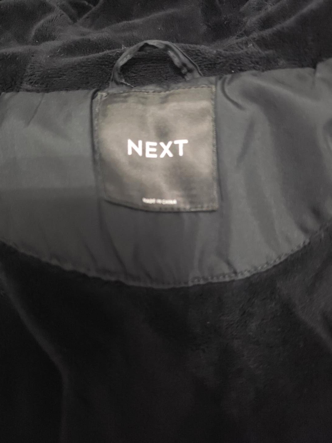 NEXT Girls Black Hooded Puffer Winter Coat Age 7 / 122cm – Fleece Lined, Next, 7 years, Excellent condition — preloved on SilentSale®