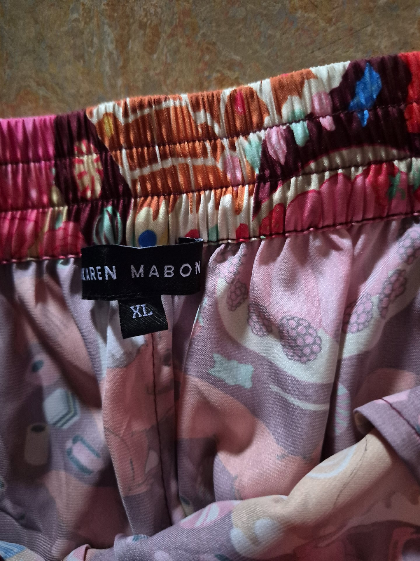 Multicolour Printed Pyjama Set, Karen Mabon, XL, New condition — preloved on SilentSale®
