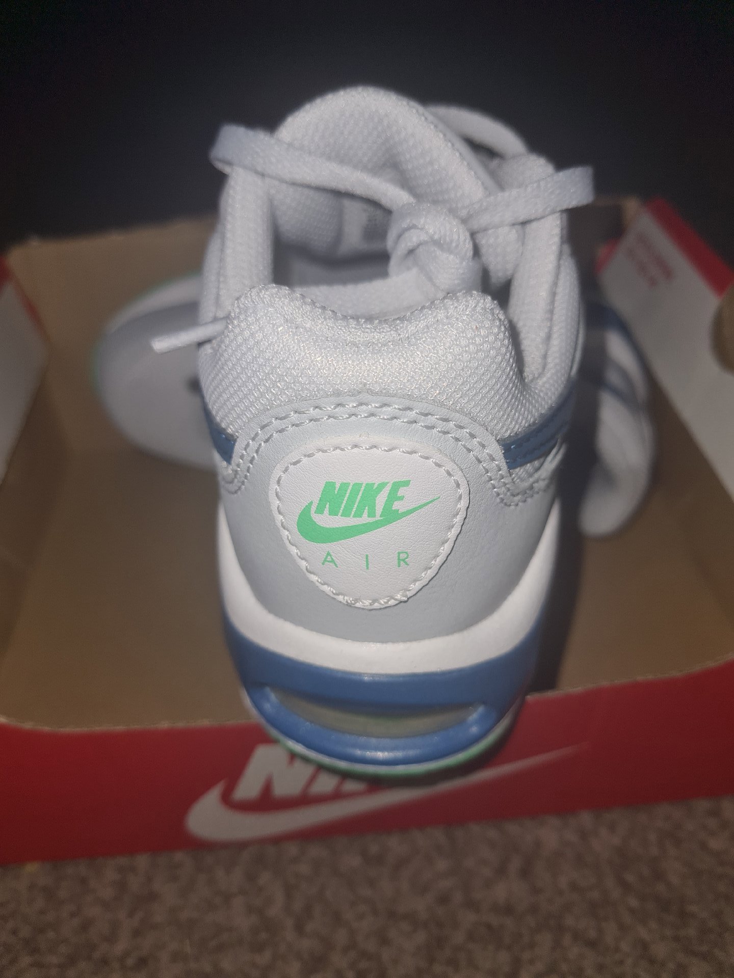 Nike Air Max Ivo Pure Platinum Blue Trainers – UK 11.5 C, Nike, UK 11.5 C, Excellent condition — preloved on SilentSale®