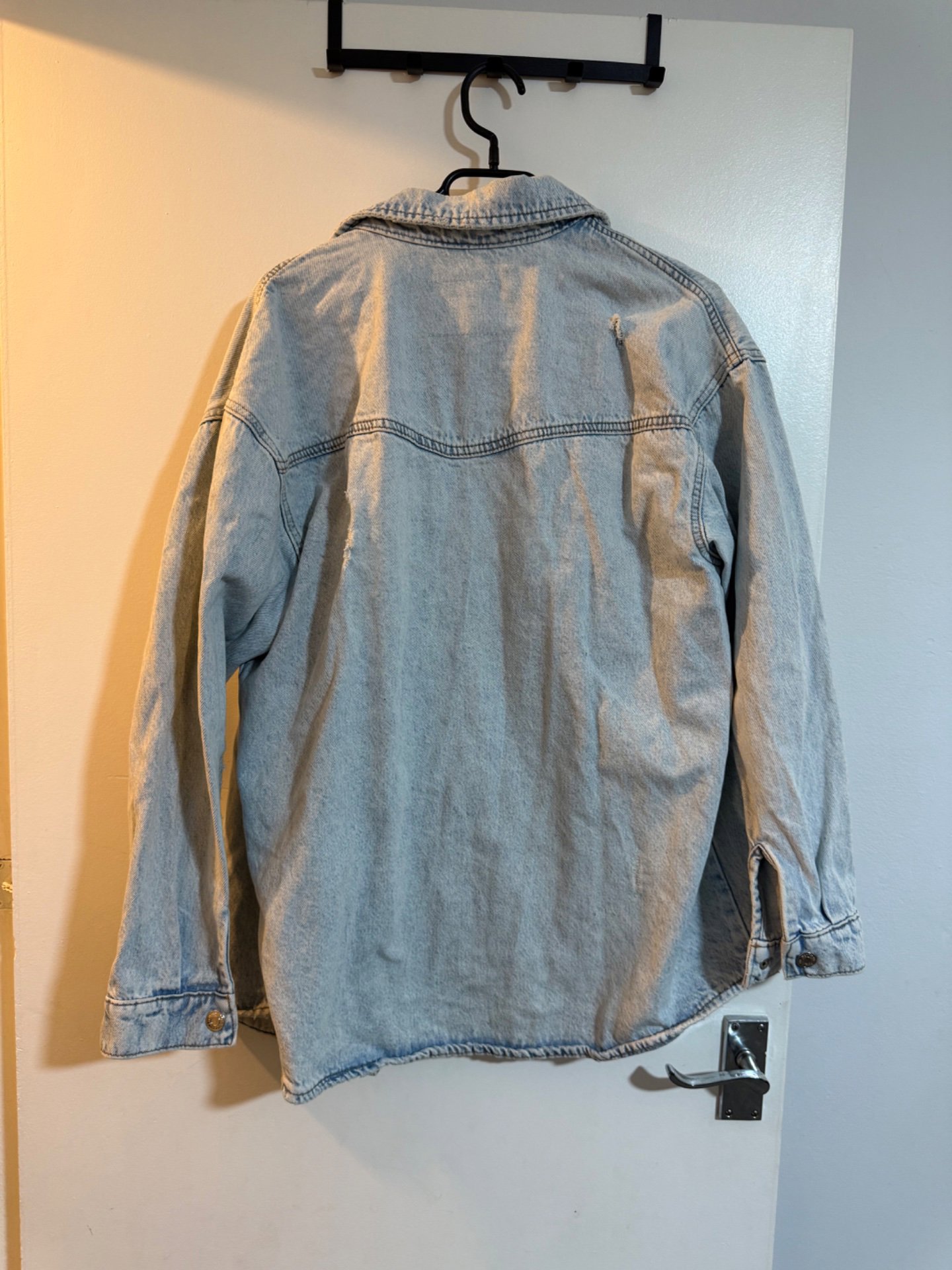 Denim Jacket Light Blue Oversized Fit – Size 12, Primark, 12, Excellent condition — preloved on SilentSale®