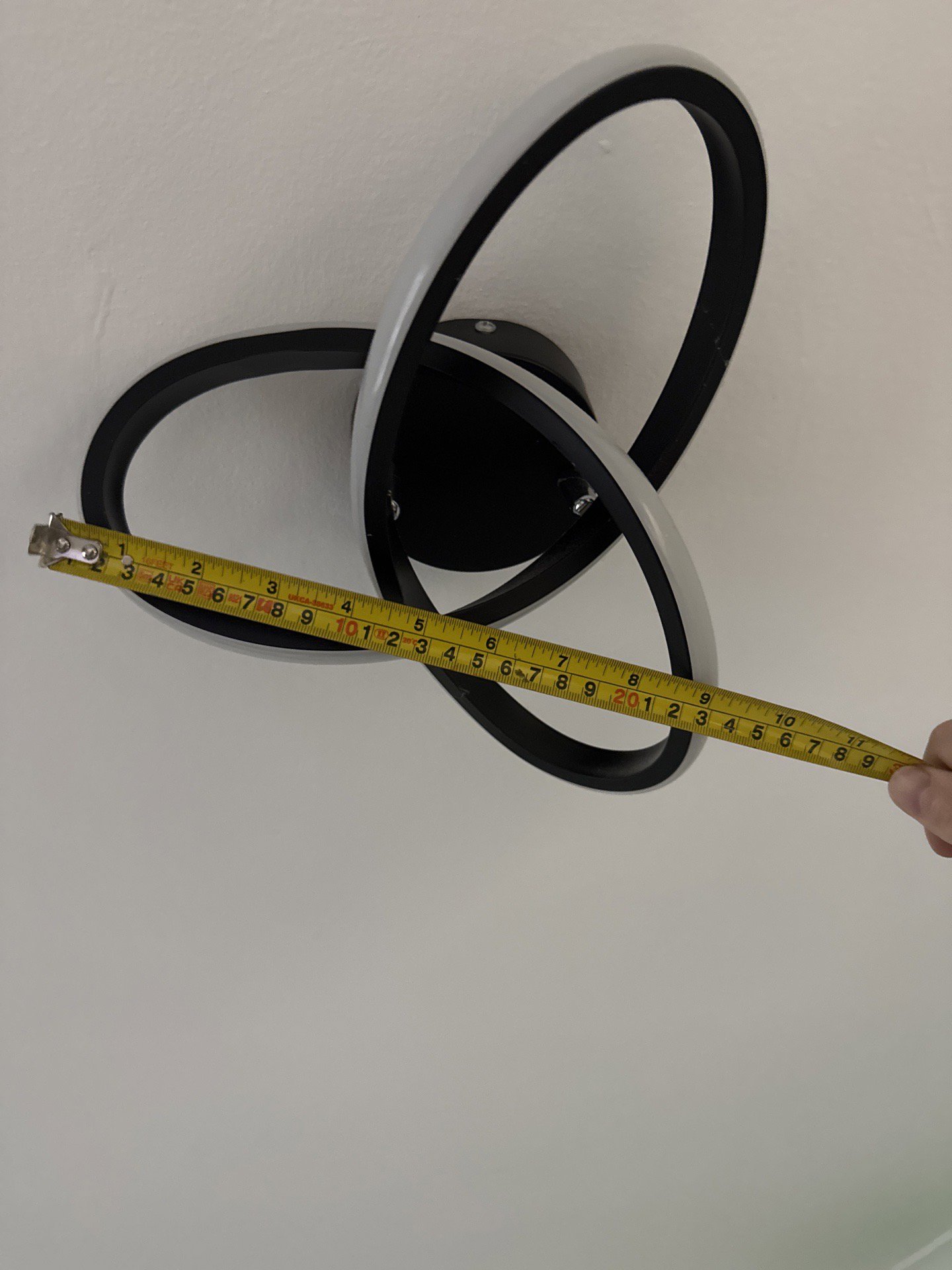Modern Black and Silver LED 30W Ceiling  Light Fixture, Unbranded, One Size, Excellent condition — preloved on SilentSale®