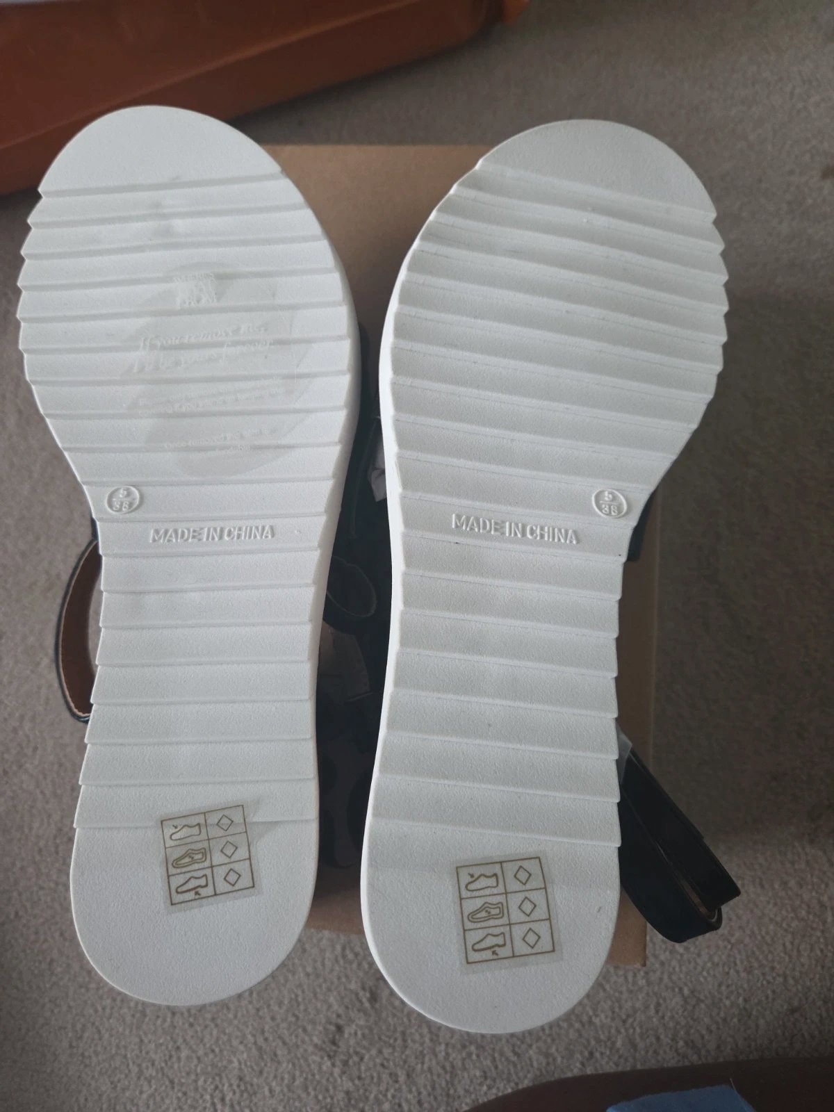 Ladies Black Sandals, Where’s That From, 5, New condition — preloved on SilentSale®