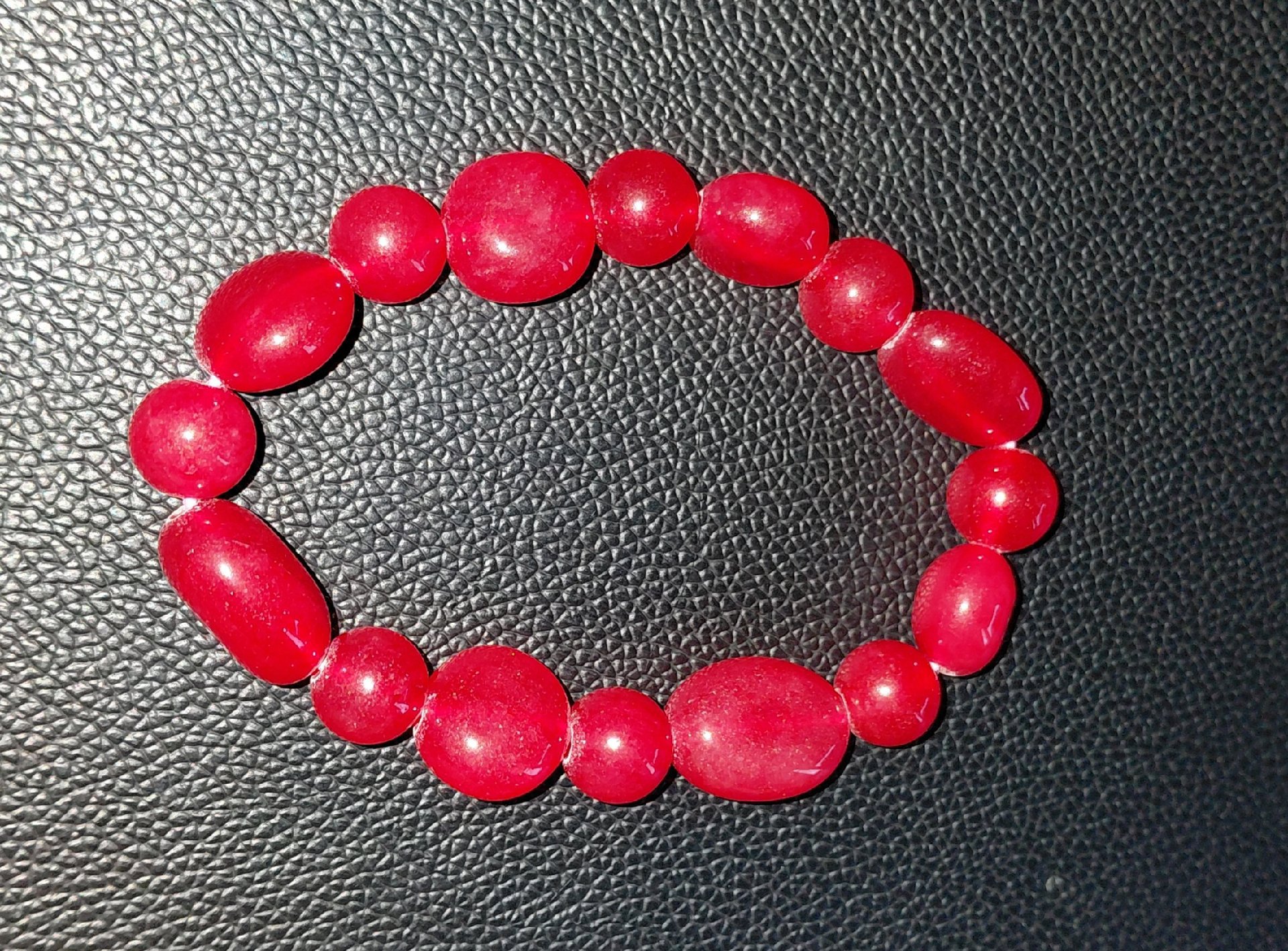 Honora Collection Red Beaded Stretch Bracelet, Honora Collection, One Size, Excellent condition — preloved on SilentSale®