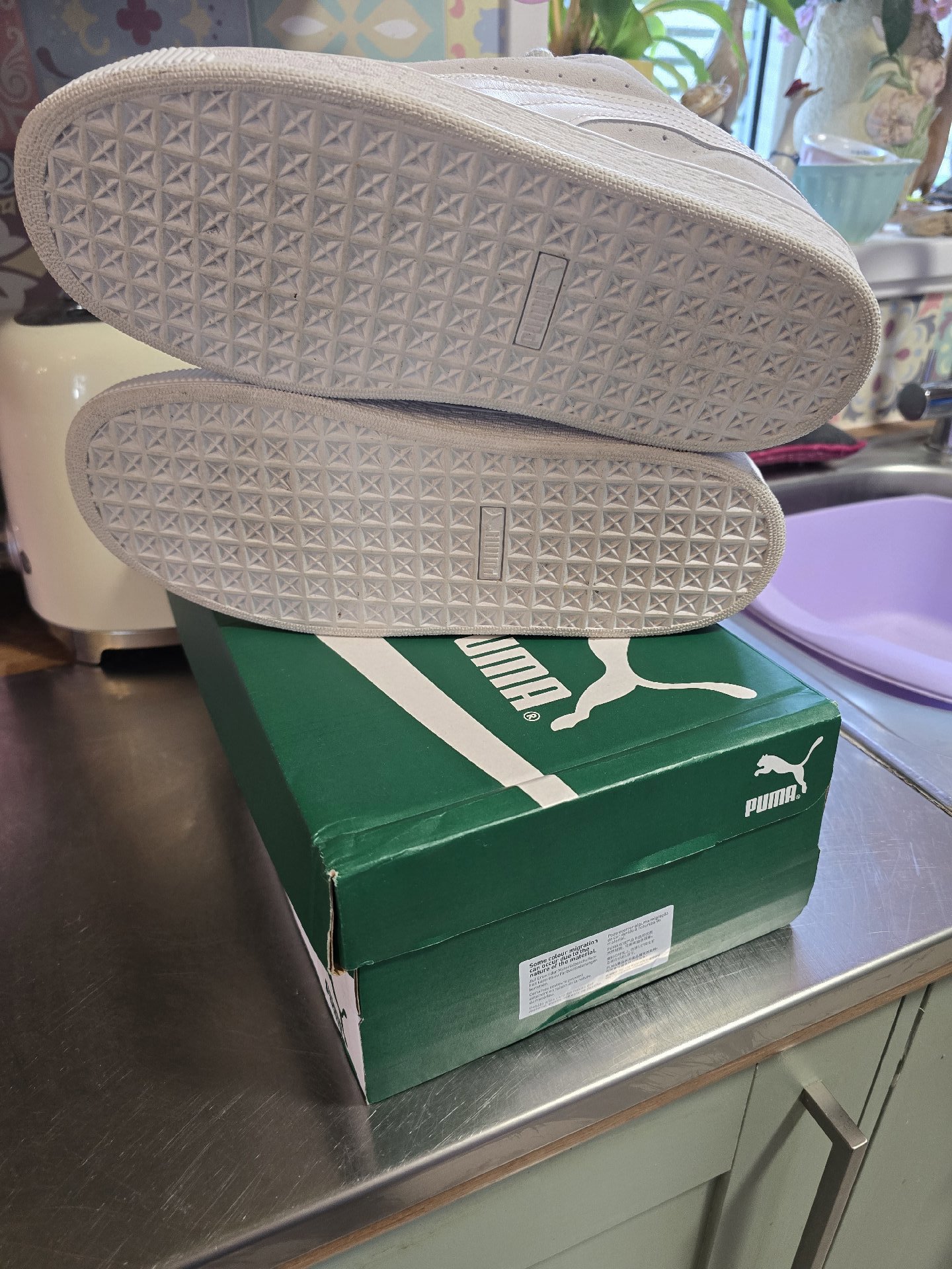Puma Suede XL Grey Trainers – UK 8, Puma, 8, Excellent condition — preloved on SilentSale®