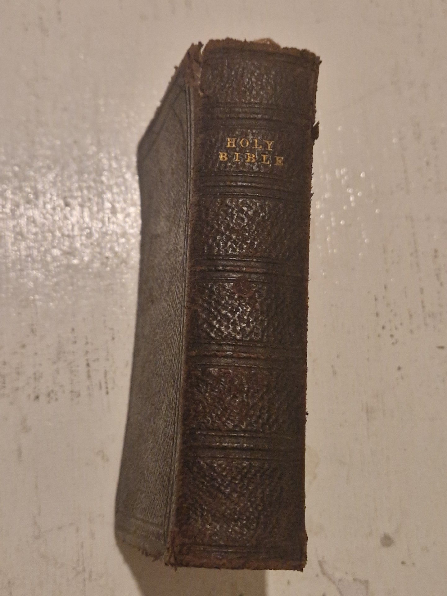 Holy Bible Vintage Leather Bound Book, Vintage, One Size, Good condition — preloved on SilentSale®