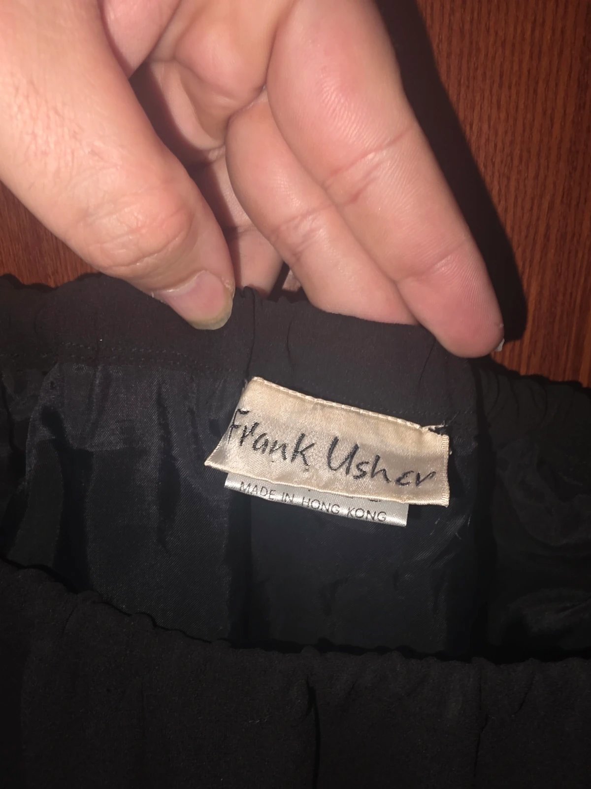 Frank Usher Black Mermaid Hem Skirt – UK 14, Frank Usher, 14, Like New condition — preloved on SilentSale®