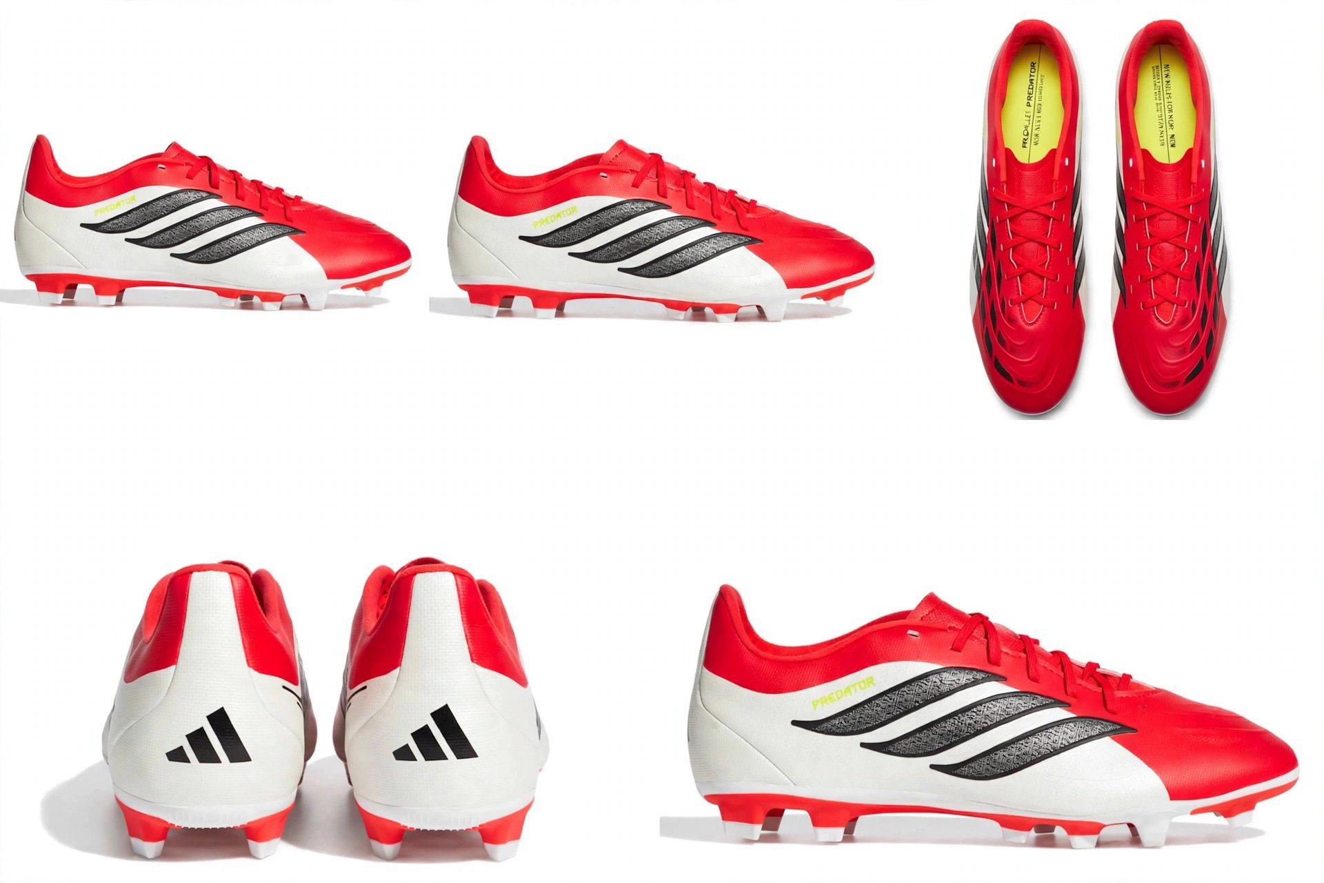 Adidas Predator Red White Football Boots, Adidas, 12, New condition — preloved on SilentSale®