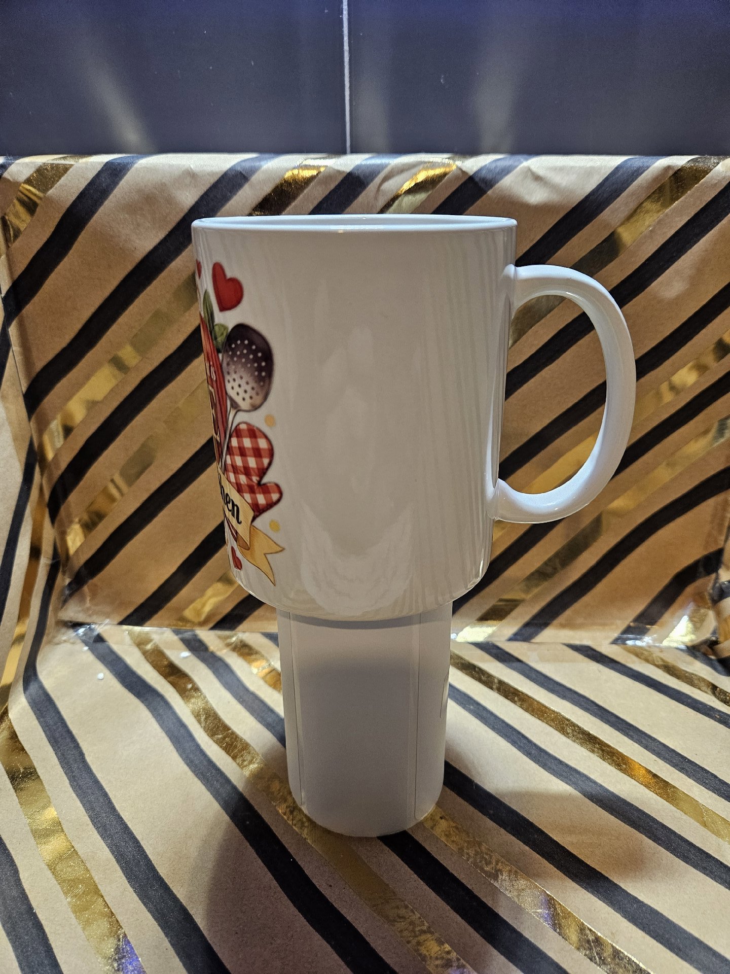 Ceramic Kitchen Mug with Love Design, Unbranded, One Size, New condition — preloved on SilentSale®