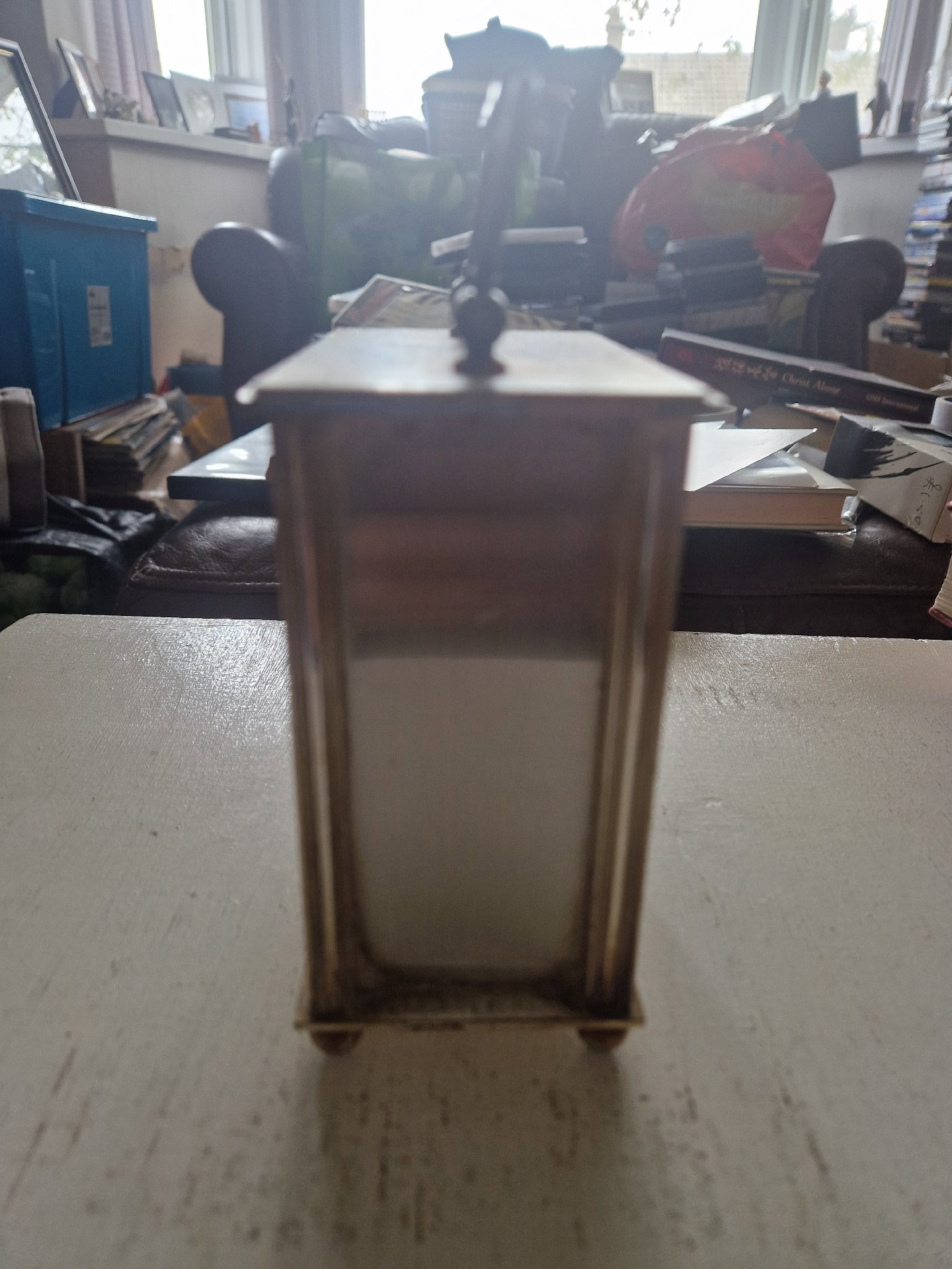 Brass quartz carriage clock by Timemaster, Vintage, Small, Excellent condition — preloved on SilentSale®