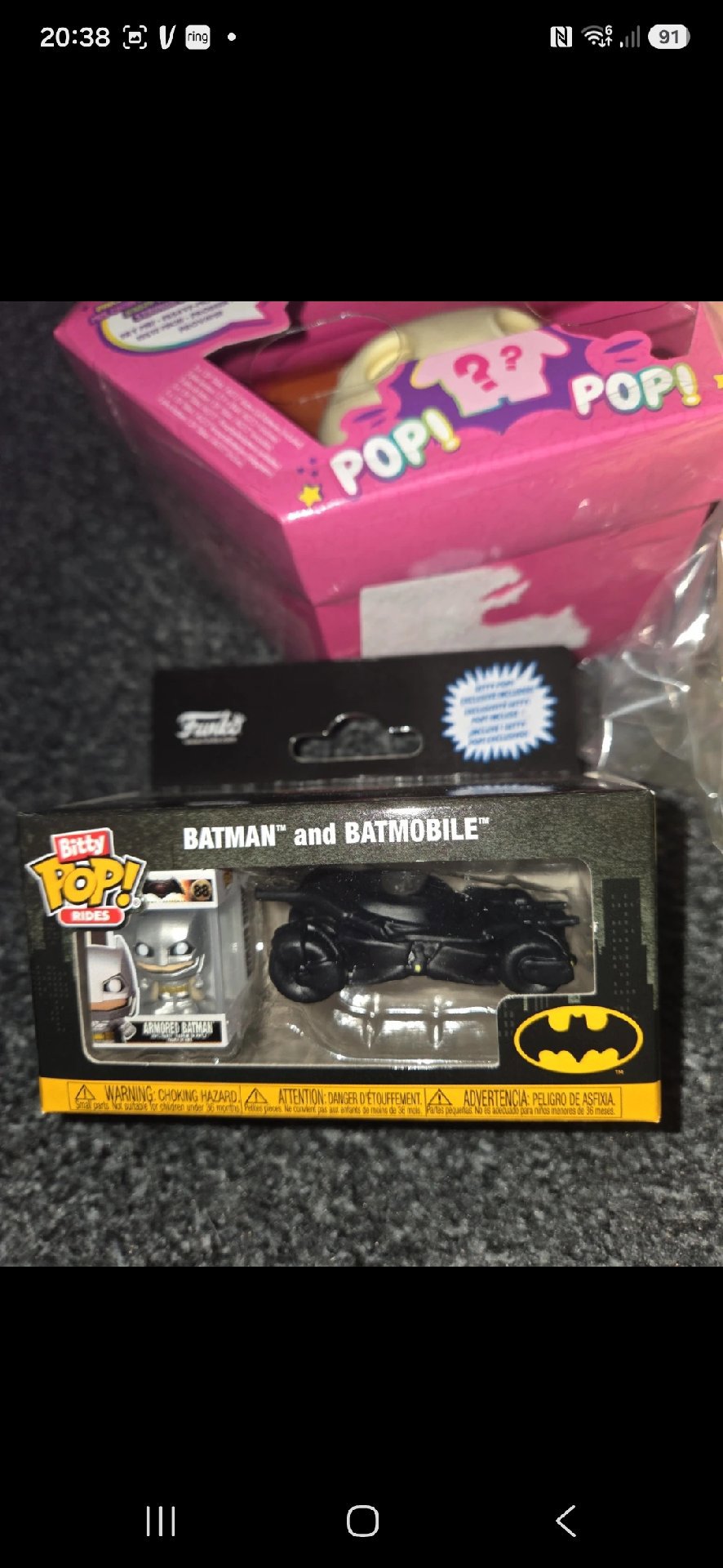 Funko Bitty Pop! Rides Batman and Batmobile Collectible, Funko, One Size, New condition — preloved on SilentSale®