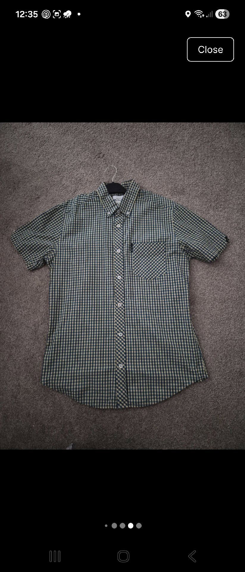 Ben Sherman Green Check Short Sleeve Shirt – Size S, Ben Sherman, S, New condition — preloved on SilentSale®