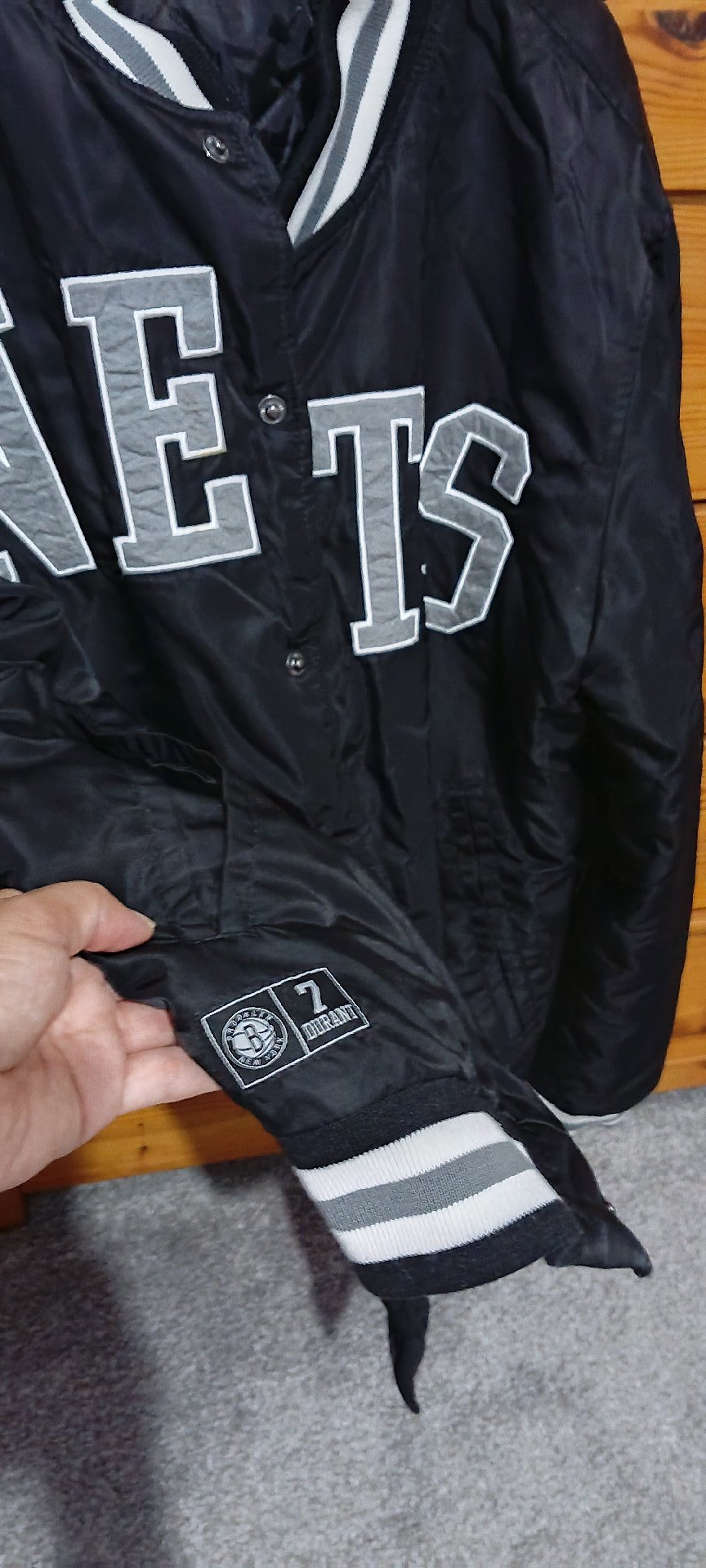 Primark Brooklyn Nets Satin Bomber Jacket – Size S, Primark, S, Excellent condition — preloved on SilentSale®