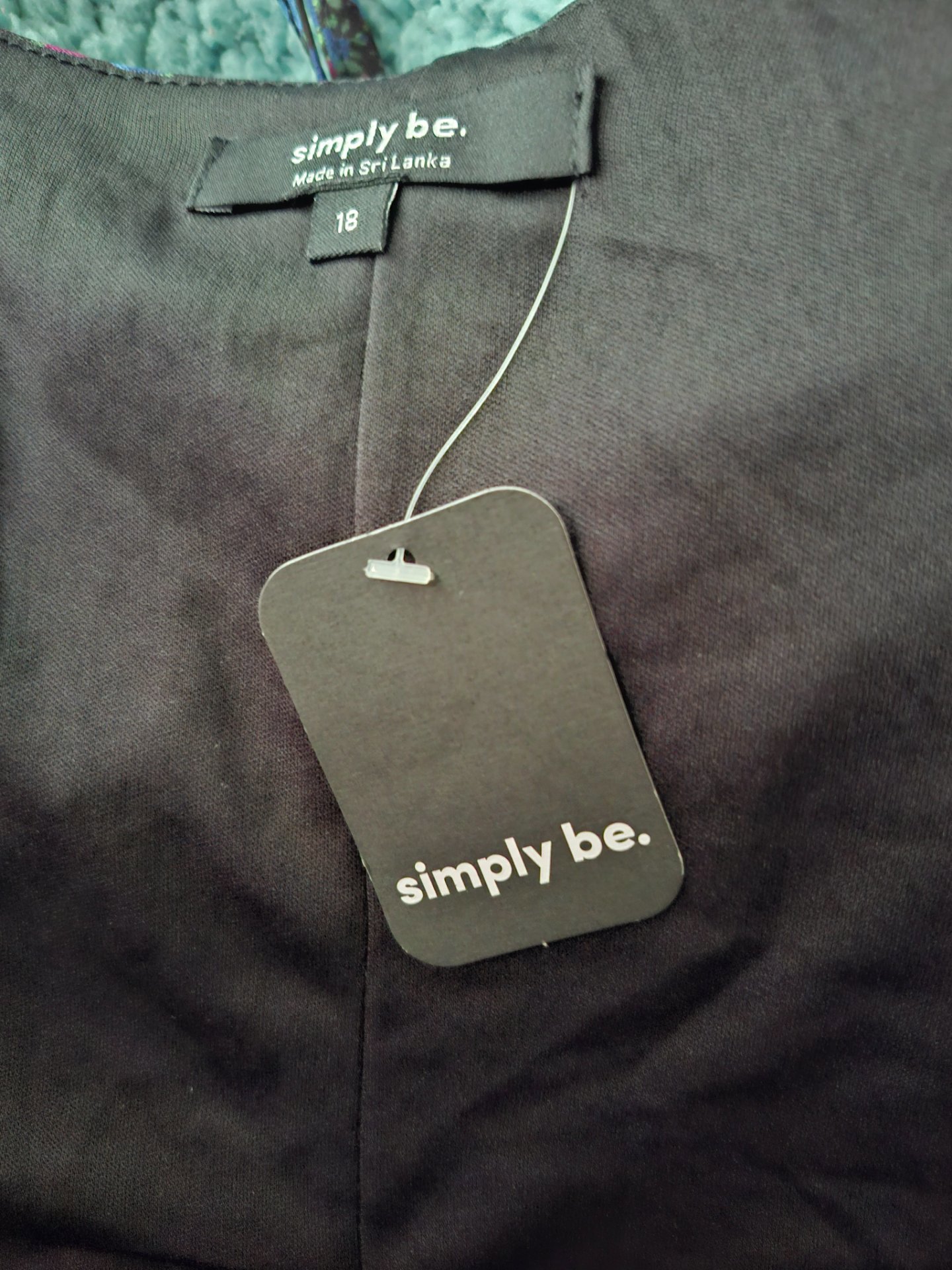 Simply Be Black Midi Dress With Ruched Front – Size 18, Simply Be, 18, New condition — preloved on SilentSale®