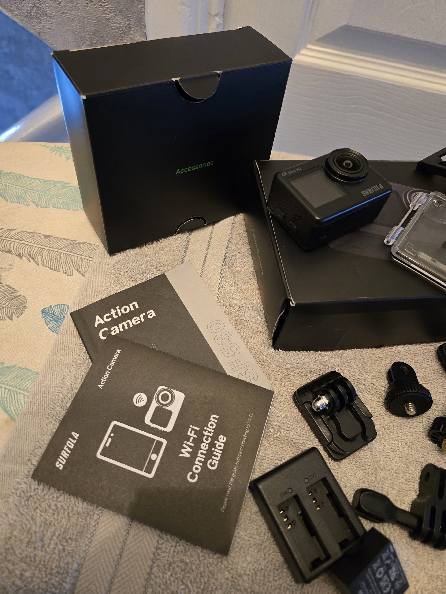 Surfola SF530 Action Camera with Accessories, Surfola, One Size, New condition — preloved on SilentSale®