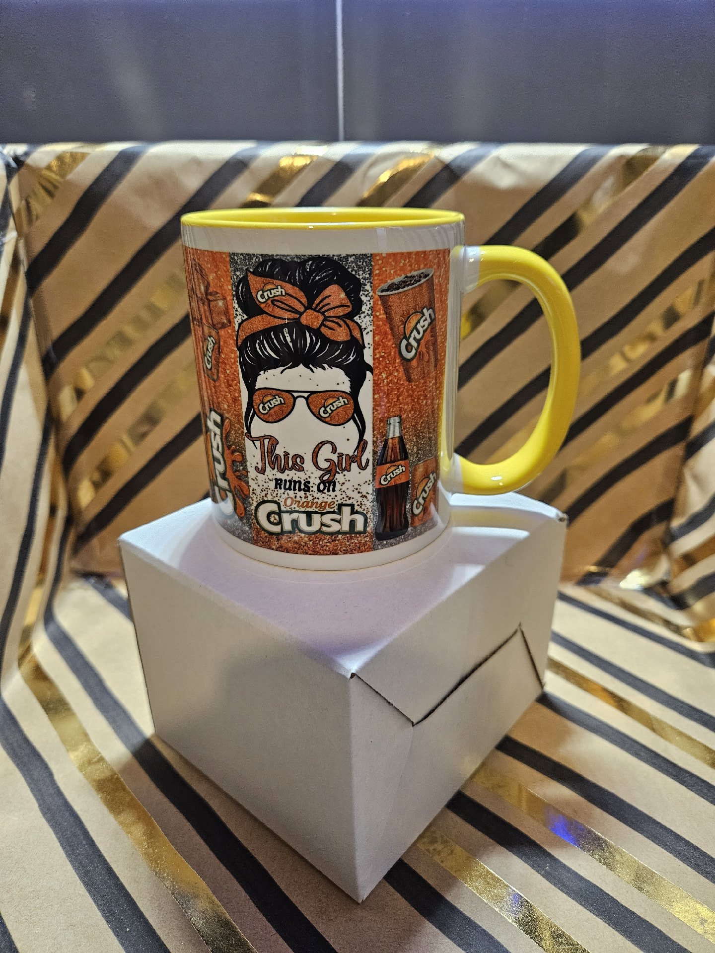 Orange Crush Yellow Ceramic Mug, Unbranded, One Size, New condition — preloved on SilentSale®