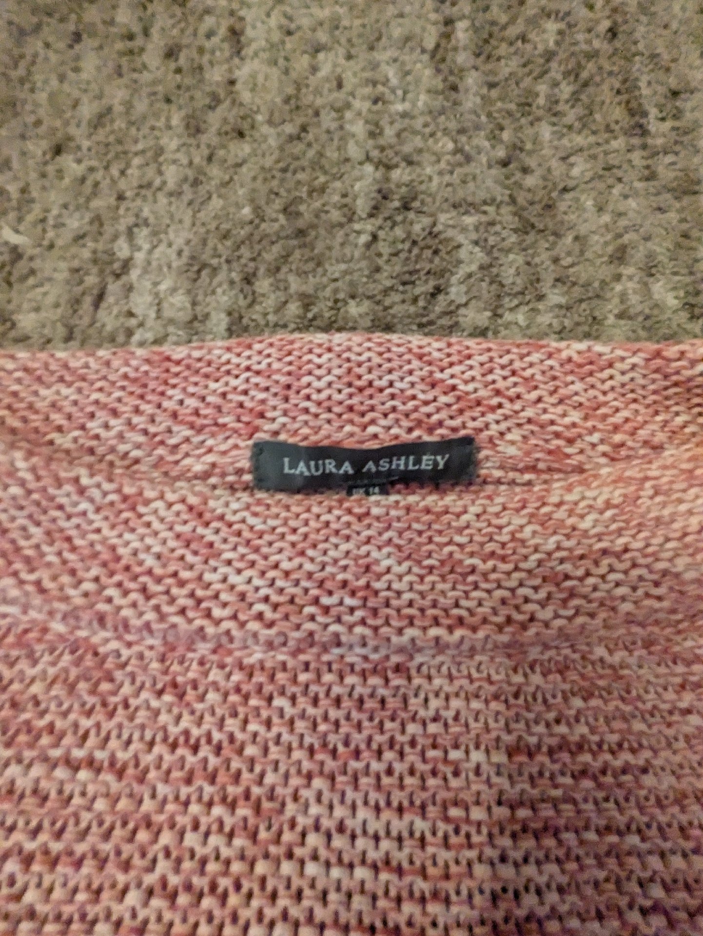 Laura Ashley Pink Knitted Jumper Sweater – UK 14, Laura Ashley, 14, Excellent condition — preloved on SilentSale®