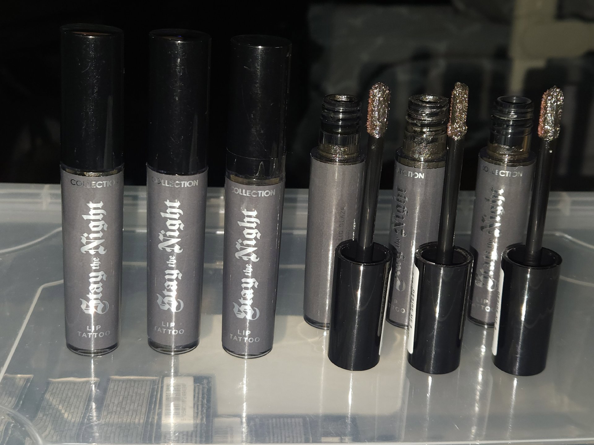 Collection Stay the Night Lip Tattoo Liquid Lipstick Set, Collection, 3.5ml, Good condition — preloved on SilentSale®
