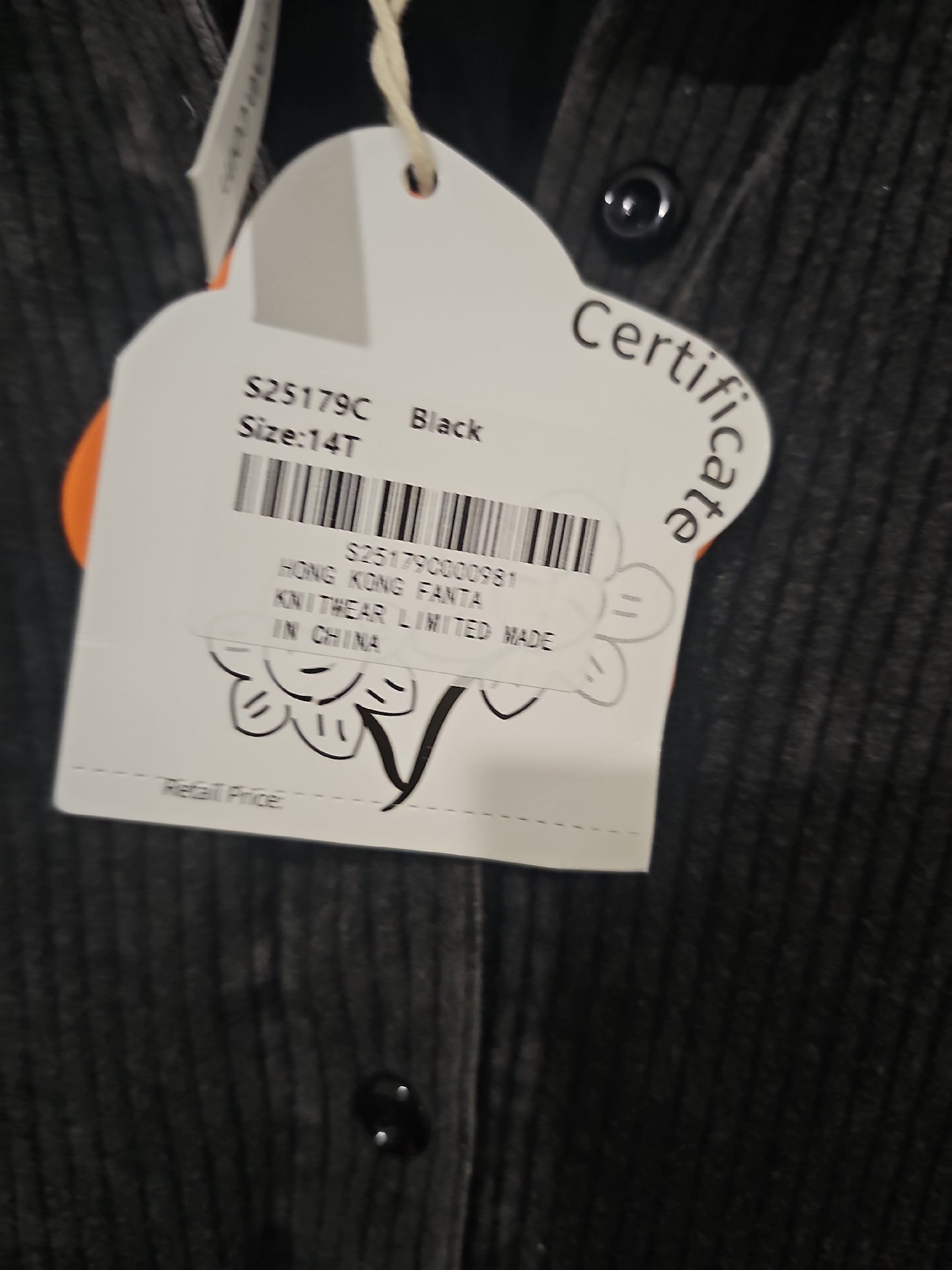 Ali Affordable Black Corduroy Tiered Dress – Size 14, Ali Affordable, 14, New condition — preloved on SilentSale®
