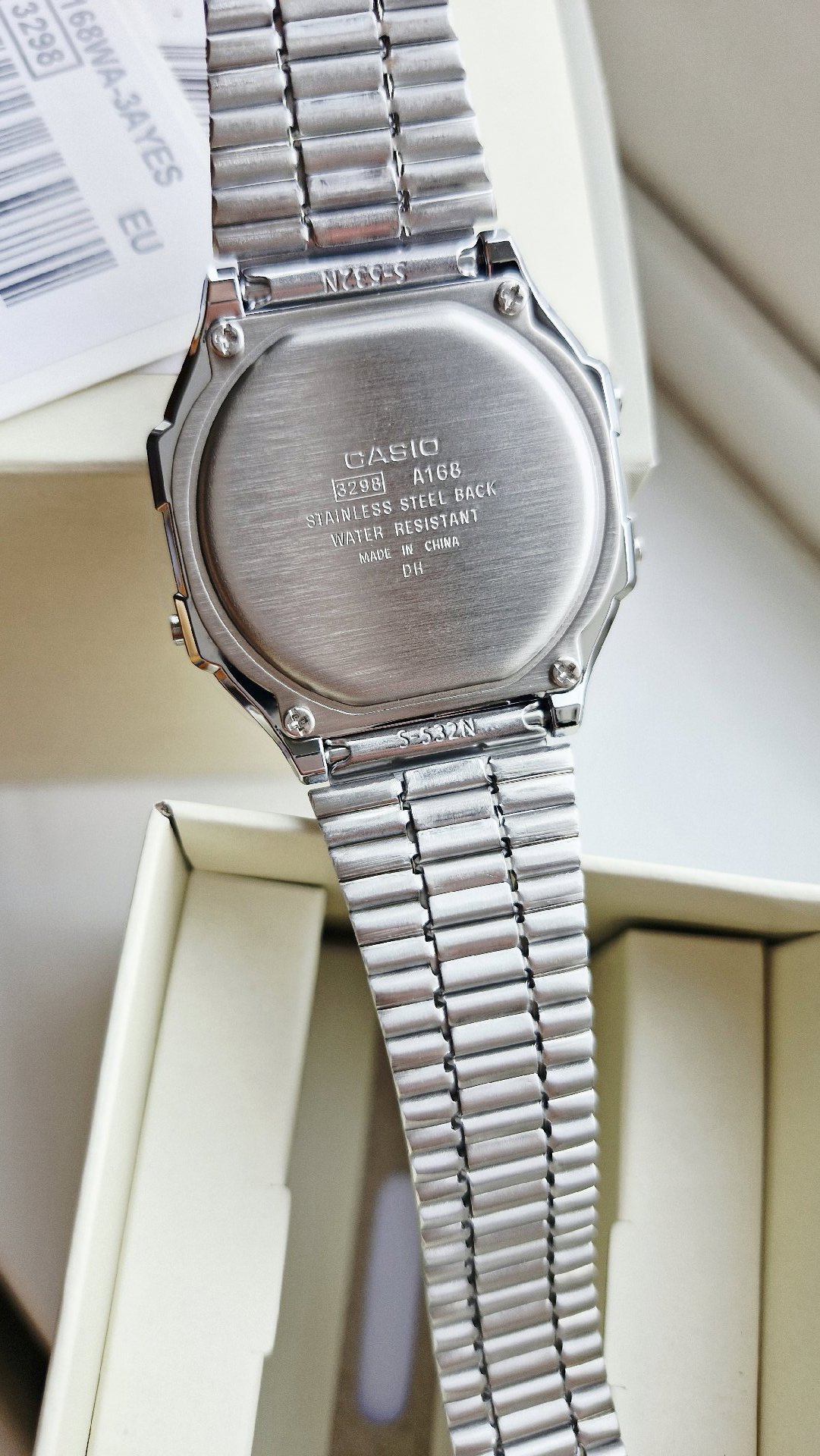 Casio Vintage Alarm Chronograph Watch Silver Tone Stainless Steel , Casio, 38mm, New condition — preloved on SilentSale®