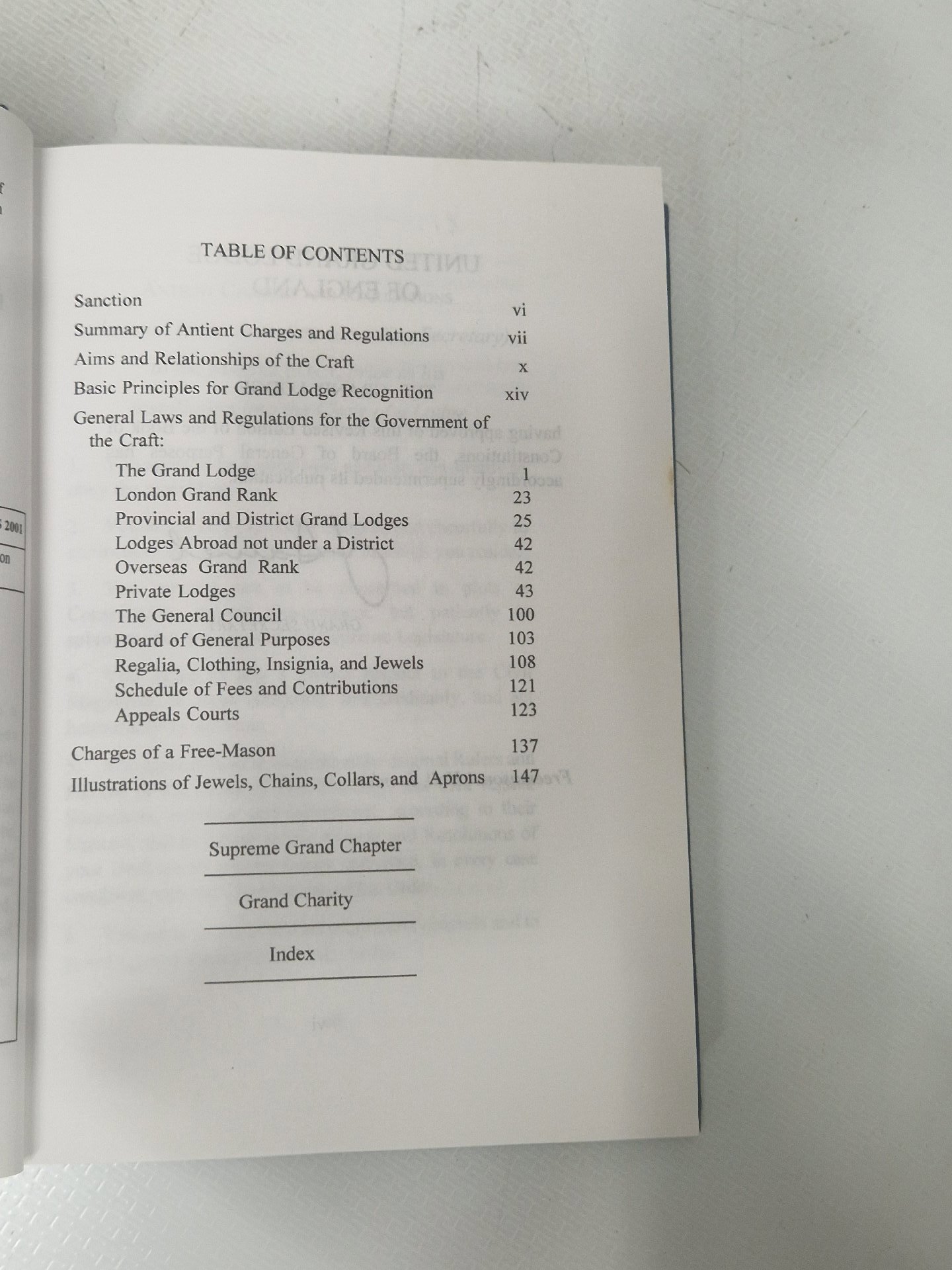 United Grand Lodge of England Constitutions Book 2001, Lodge, One Size, Good condition — preloved on SilentSale®