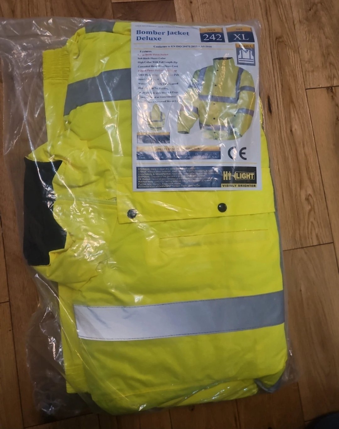 Bomber Jacket Yellow size XL , Hi-Light, XL, New condition — preloved on SilentSale®
