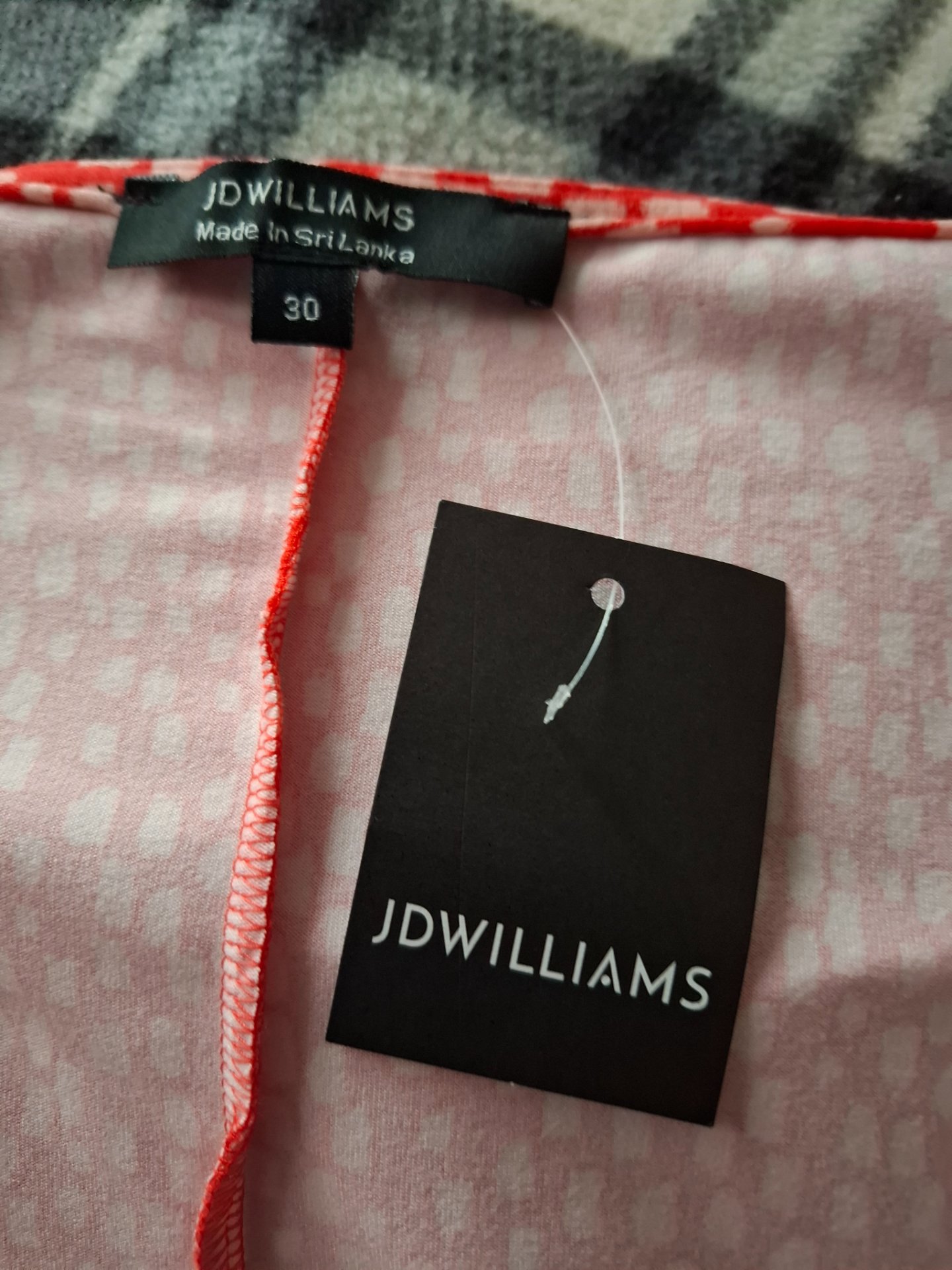 JD Williams Red Floral Swing Dress – Size 30, JD Williams, 30, New condition — preloved on SilentSale®
