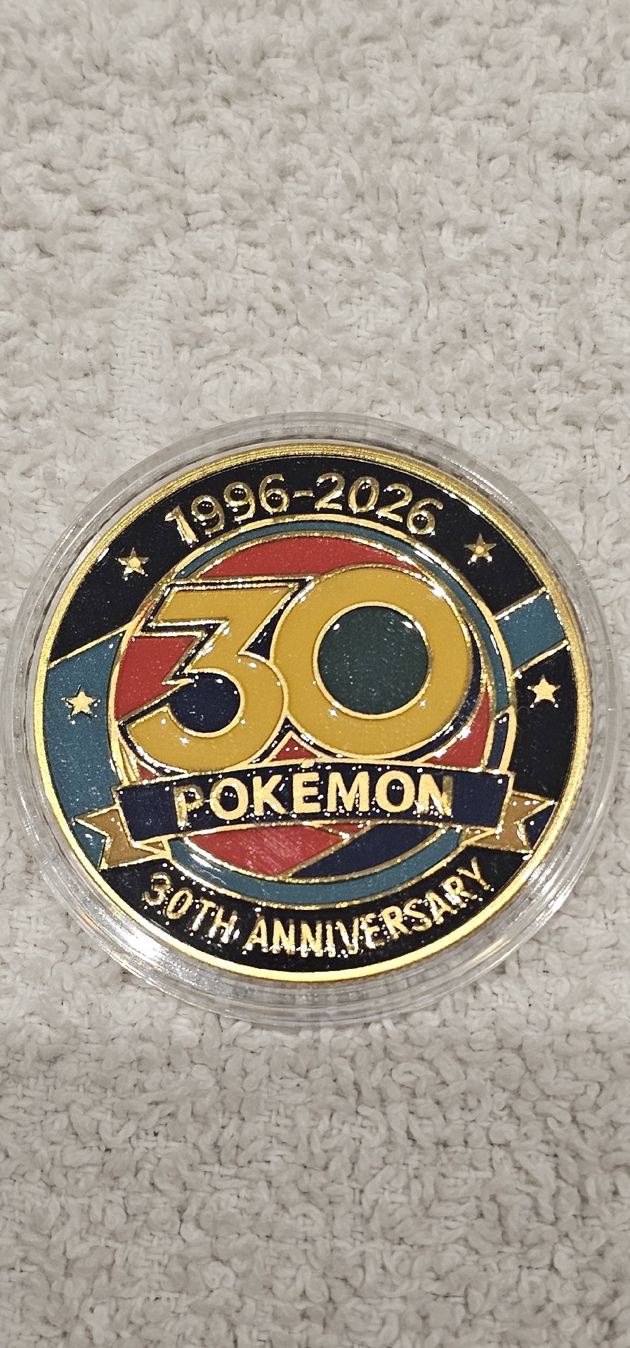 Pokemon 30th Anniversary Collectible Coin, Pokémon, Collector's Edition, New condition — preloved on SilentSale®