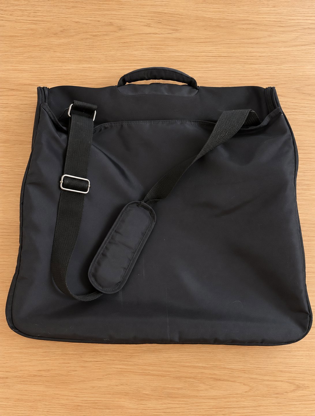 NEXT Black Folding Suit Carrier Garment Bag | Travel Cover with Shoulder Strap & Carry Handle, Next, Large, Excellent condition — preloved on SilentSale®