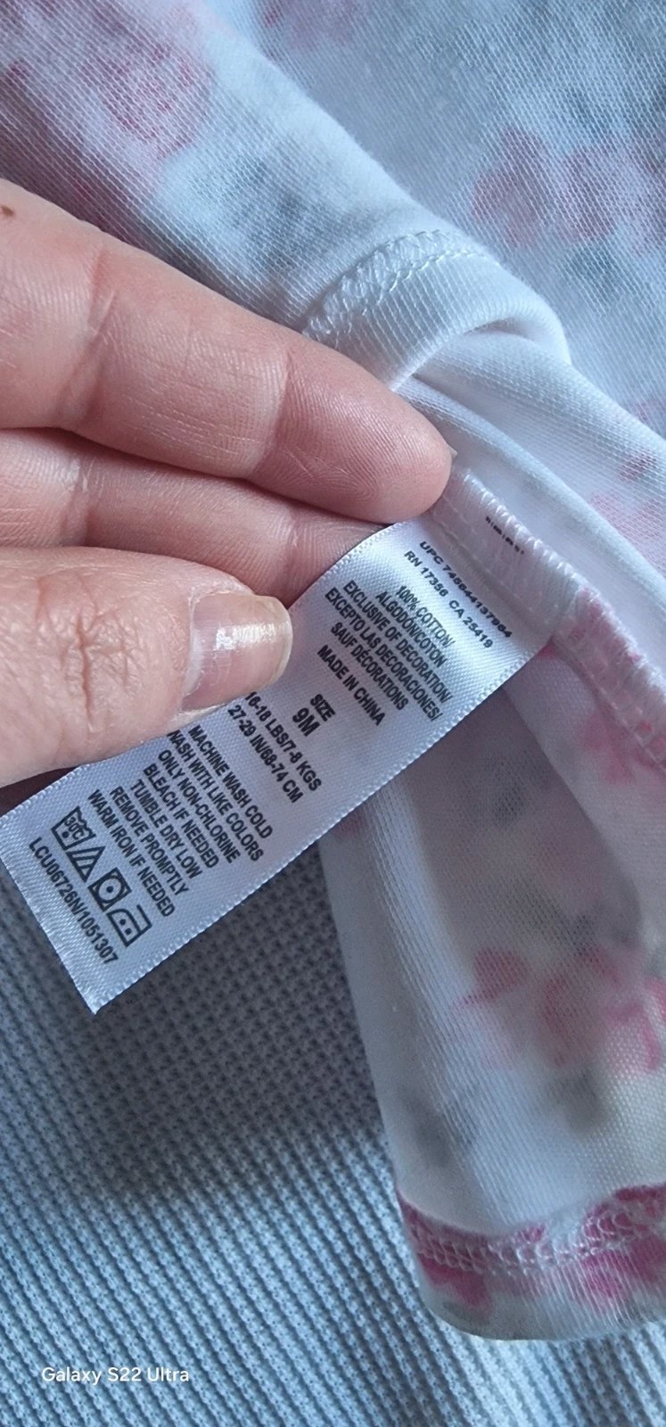 Girls dress, Little Me, 6-9 months / 68 cm, Excellent condition — preloved on SilentSale®