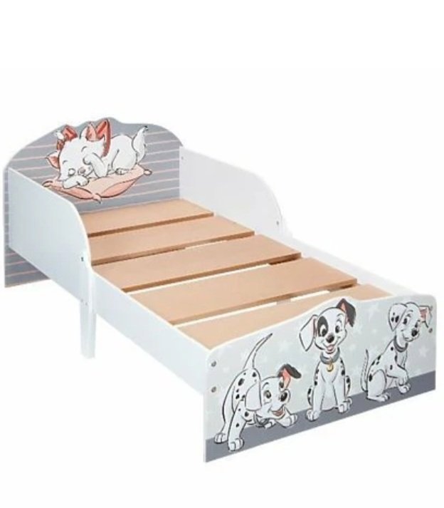 Disney Classics Marie the Kitten and 101 Dalmatians Toddler Bed, Disney, Large, Like New condition — preloved on SilentSale®