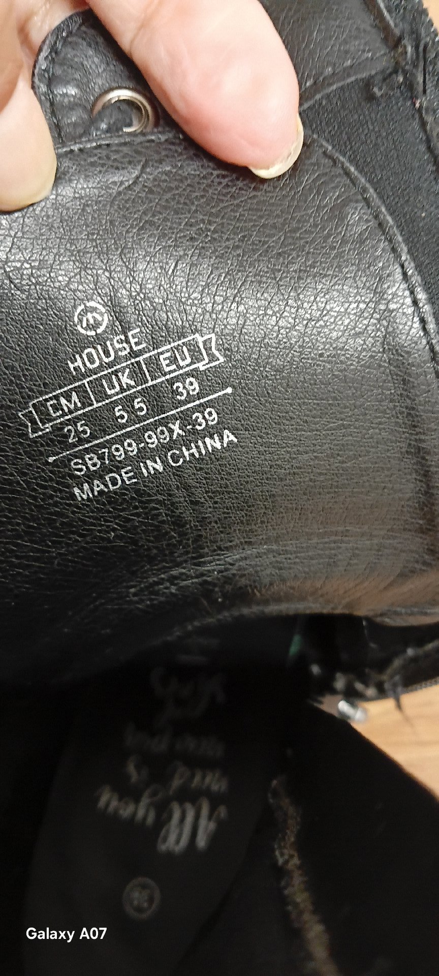 House Black Lace-Up Ankle Boots with Buckle – UK 6 / EU 39, House, 6, Good condition — preloved on SilentSale®