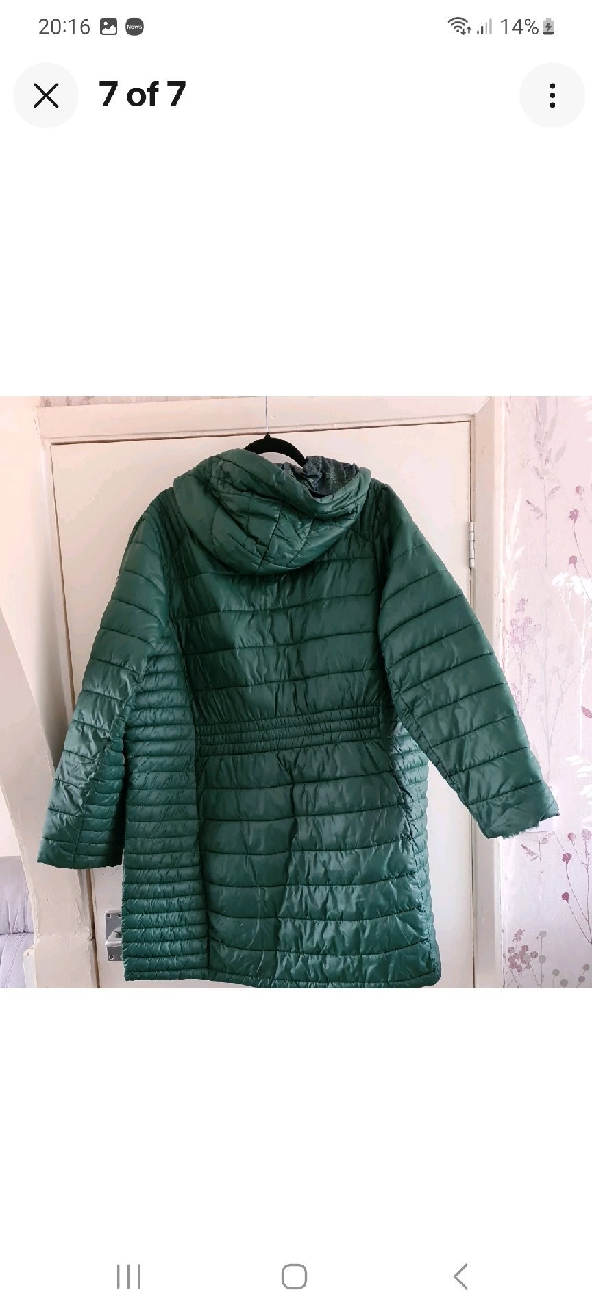 Michael kors green coat 2xl great condition slight mark on arm see pic, Michael Kors, XXXL, Good condition — preloved on SilentSale®